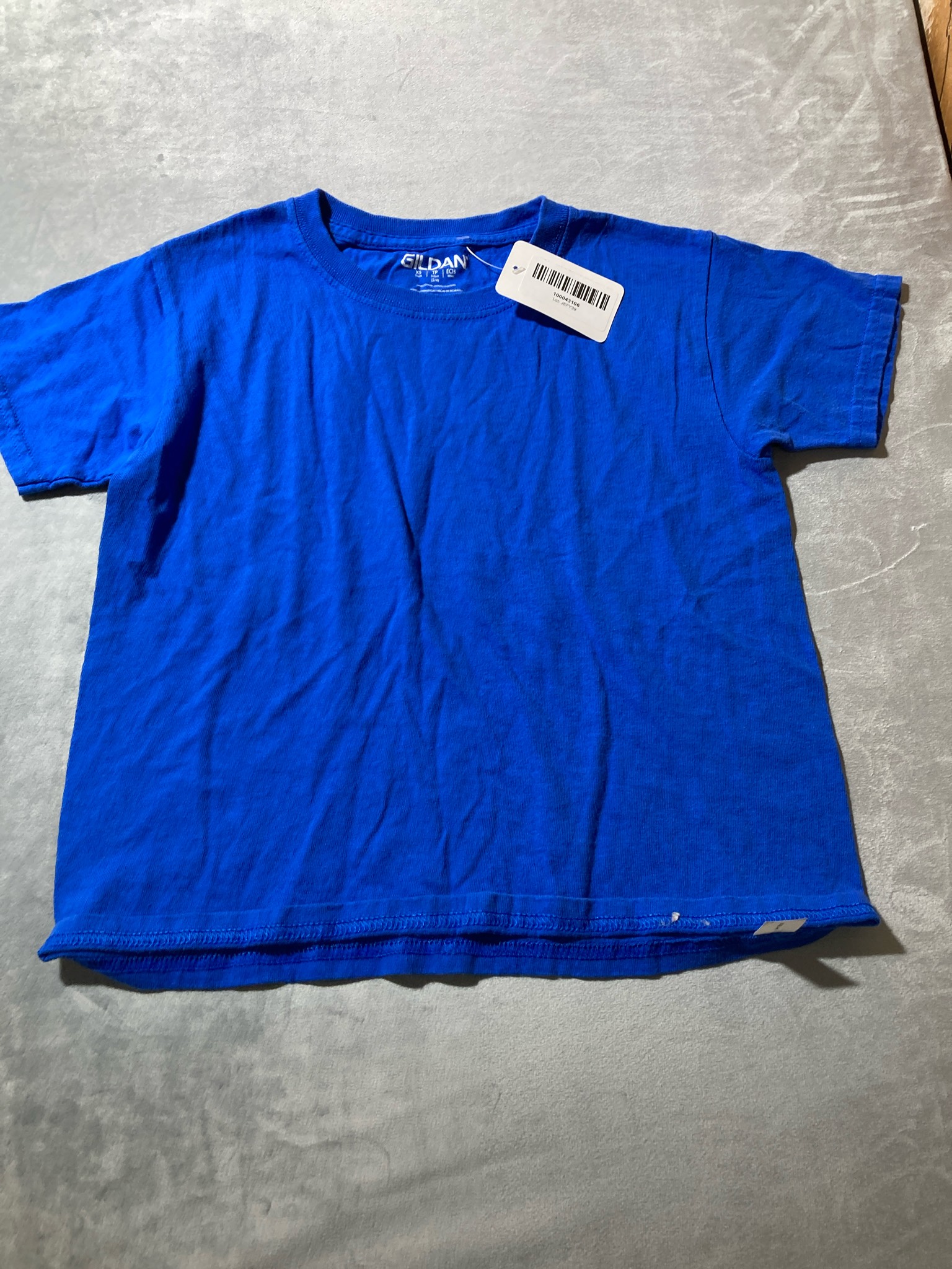 Gildan Royal Blue Cotton T-Shirt Size Youth XS (2/4)
