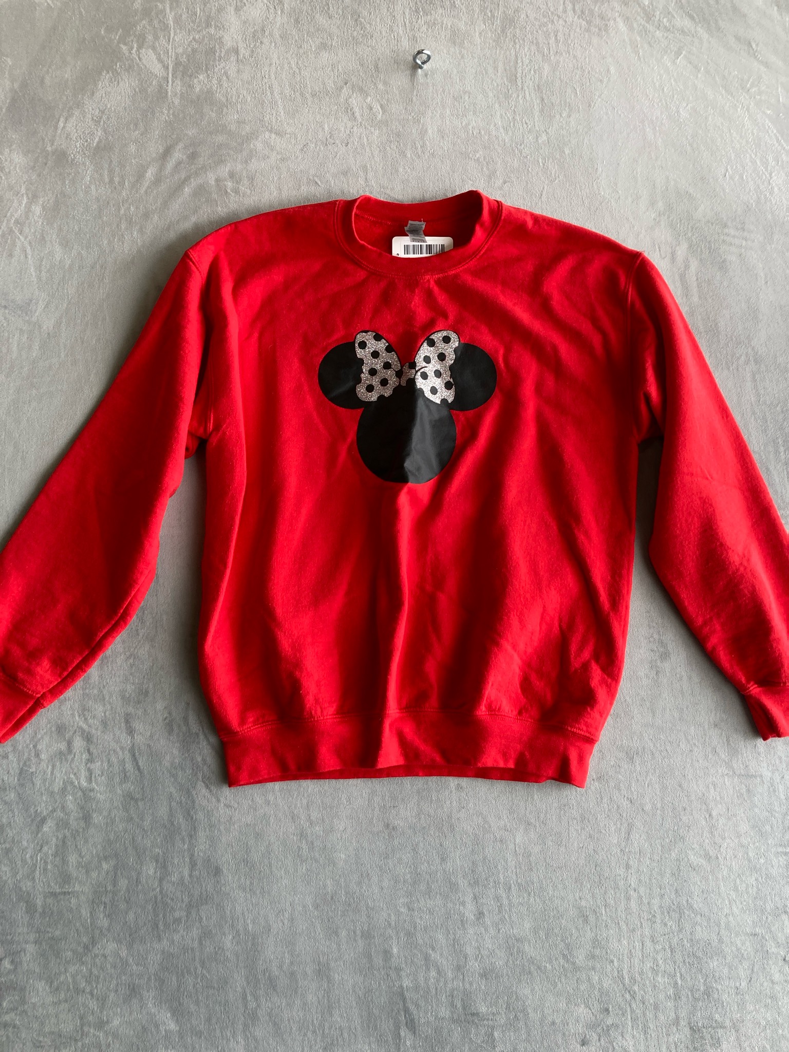 Gildan Red Heavy Blend Fleece Crewneck Sweatshirt Size M