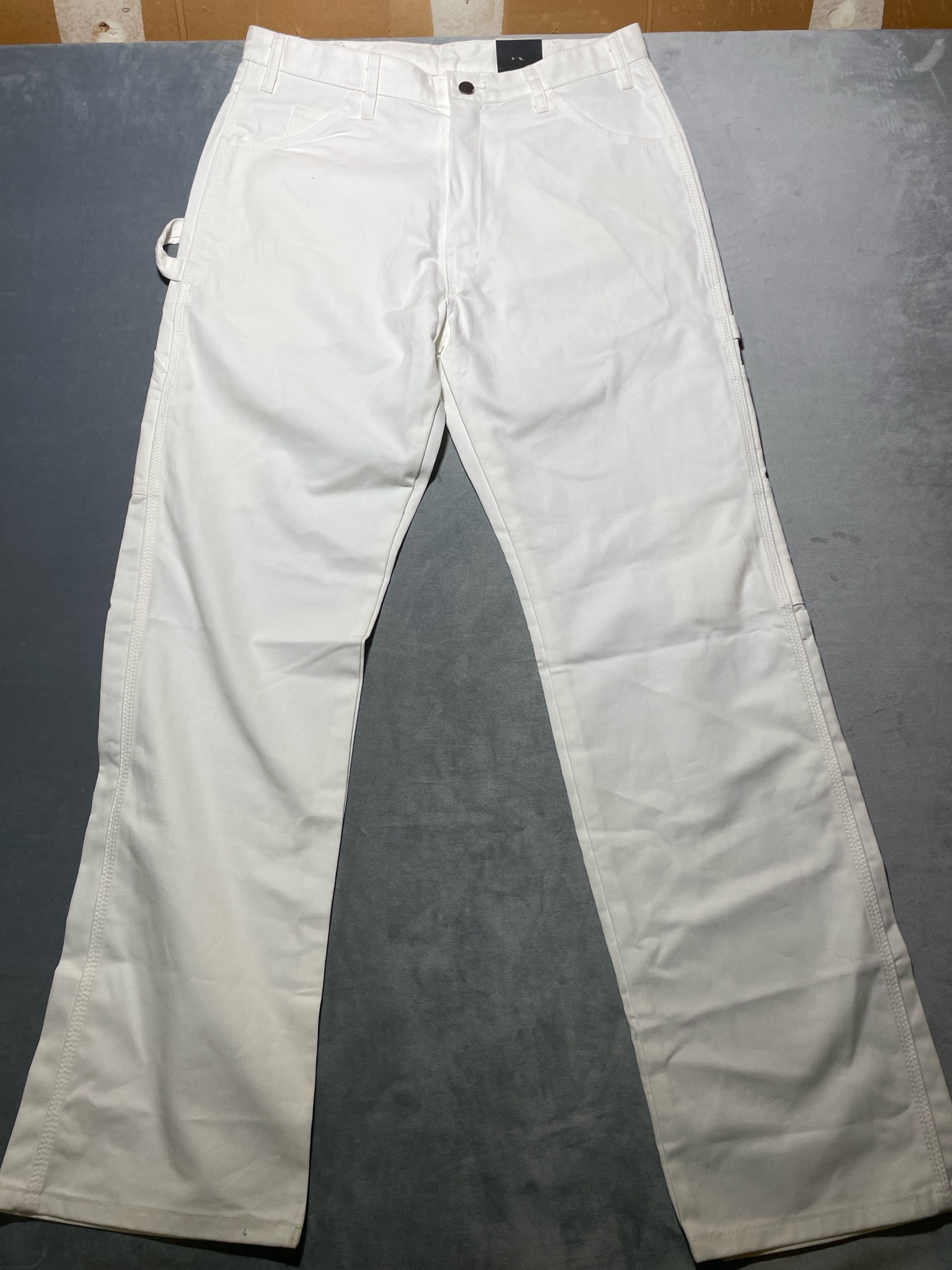 Dickies White cotton Utility Pants Size 34X34 NWT