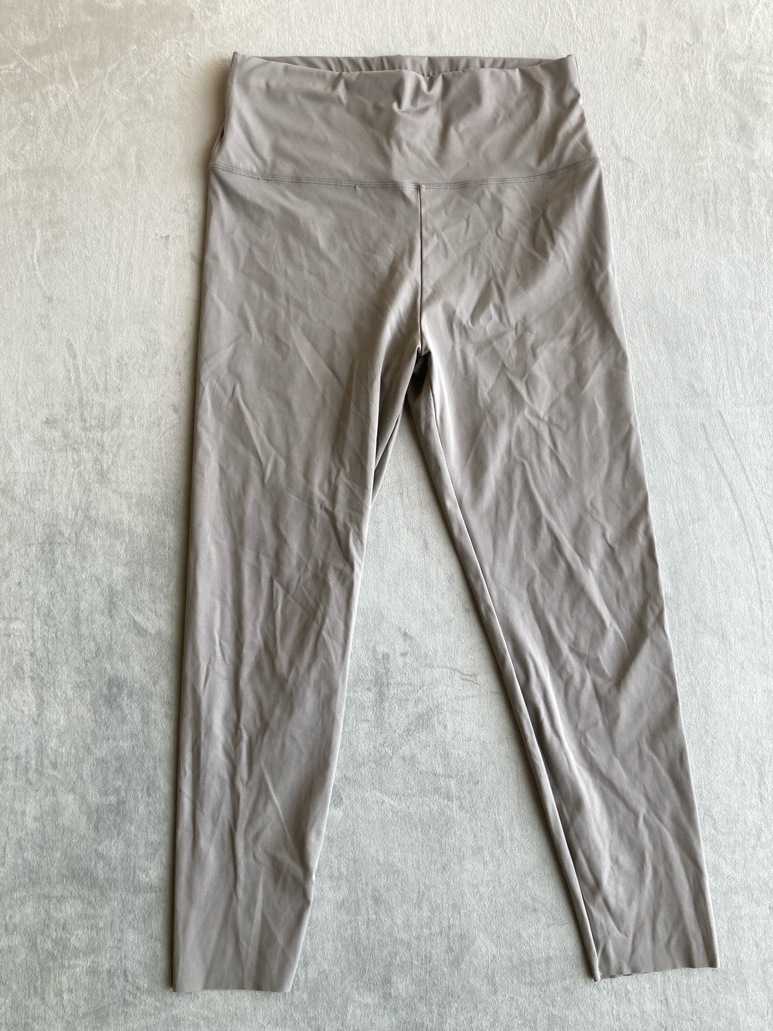 CECEOPP Light Taupe Polyamide-Spandex Leggings Size L