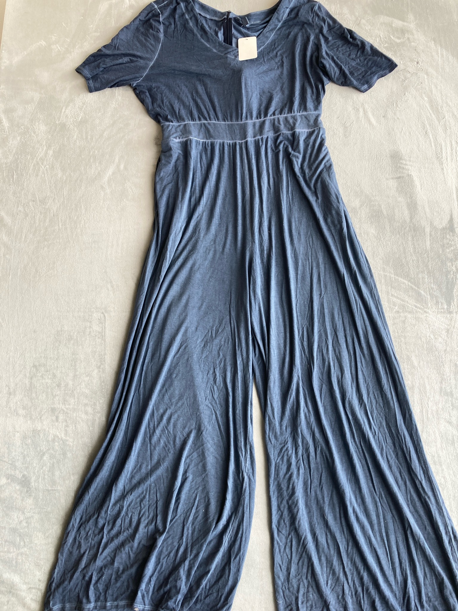 Navy Jersey Jumpsuit