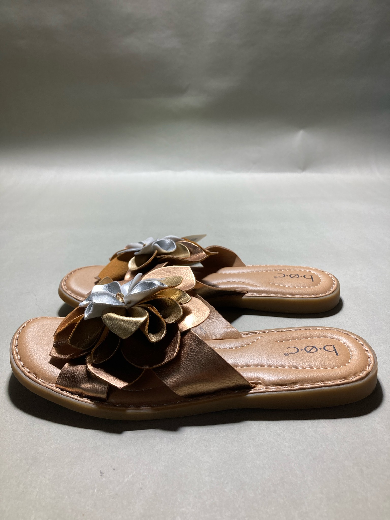 b.o.c. Tan Floral Sandals