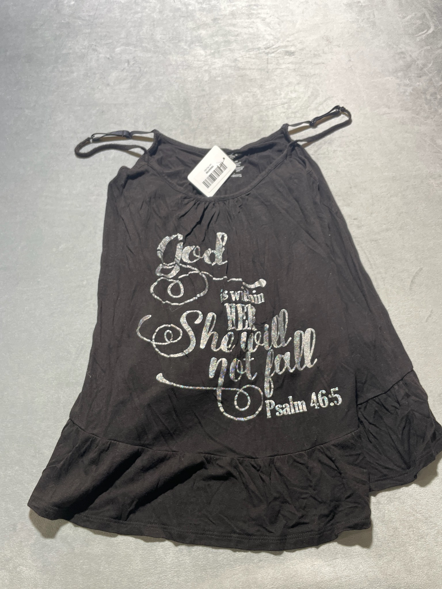Black Lightweight Knit Camisole