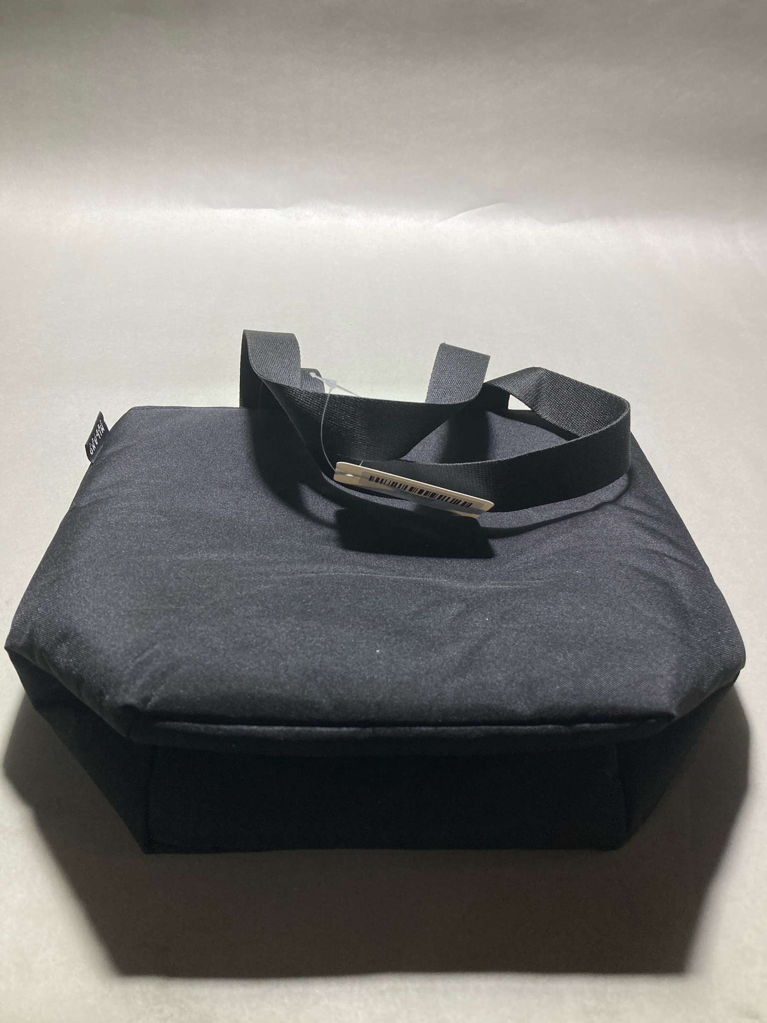 Black Fabric Tote Bag
