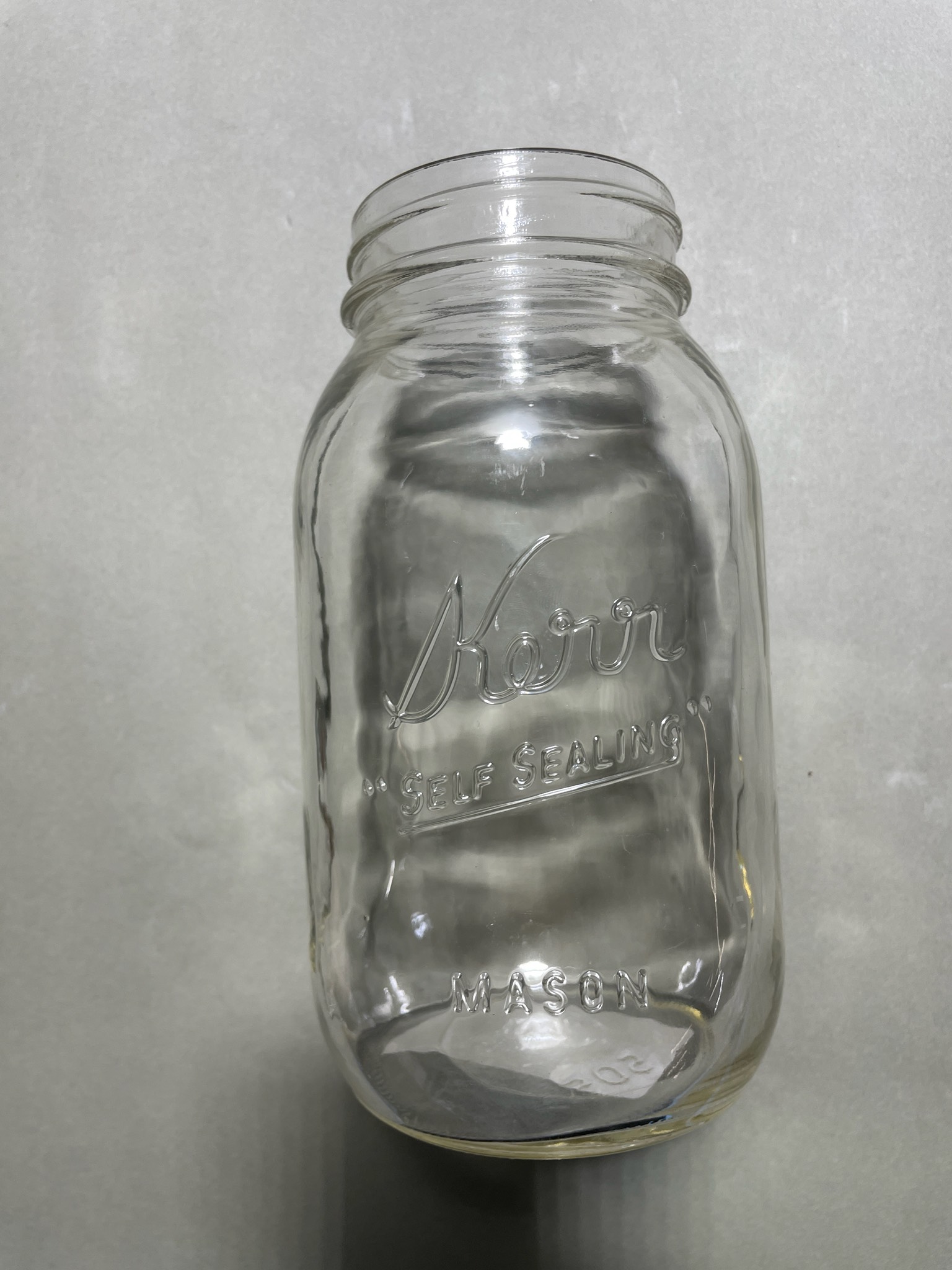 Kerr Clear Glass Mason Jar