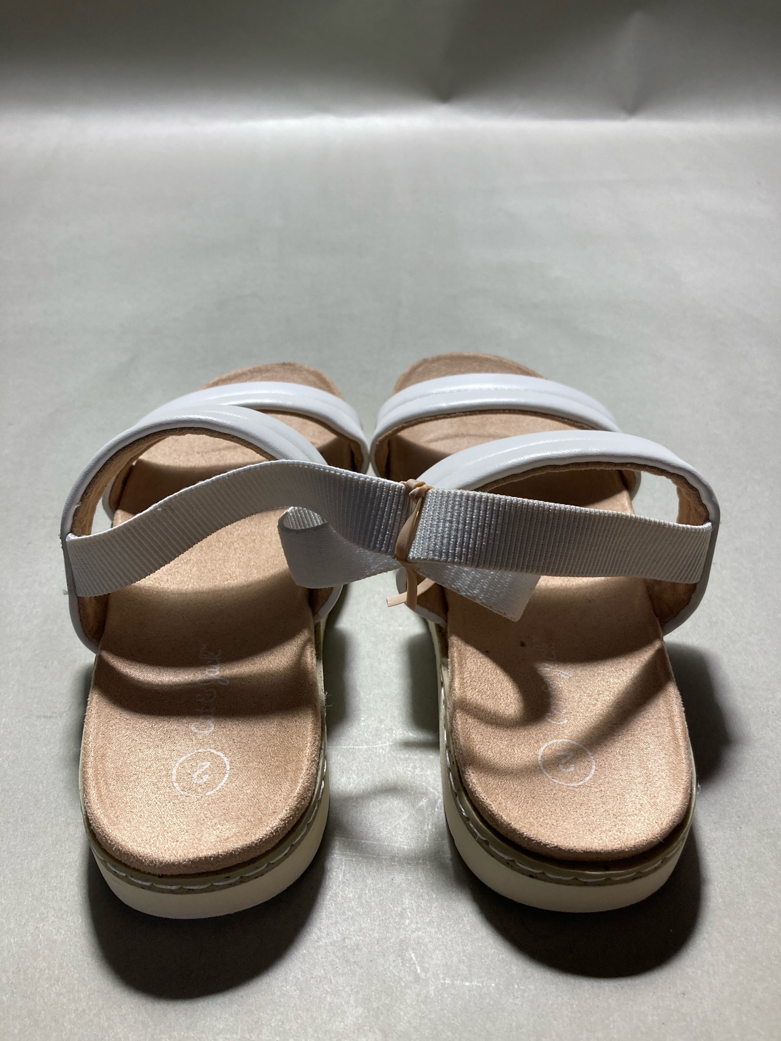 Cat & Jack white sandals size 2