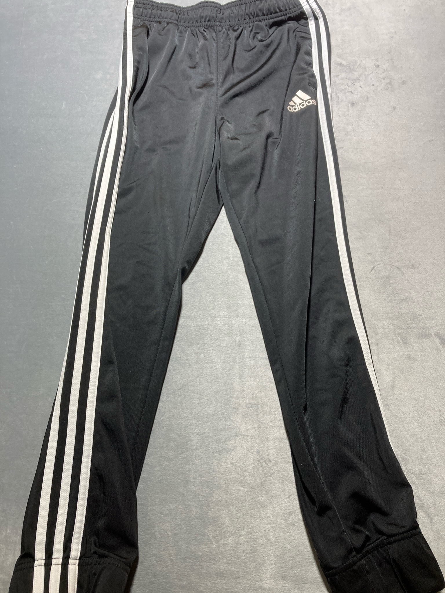 adidas Black Synthetic Track Pants Size Small