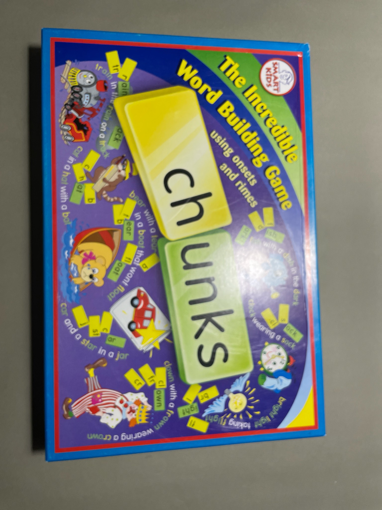 Smart Kids Purple Tile-Based Word Building Game