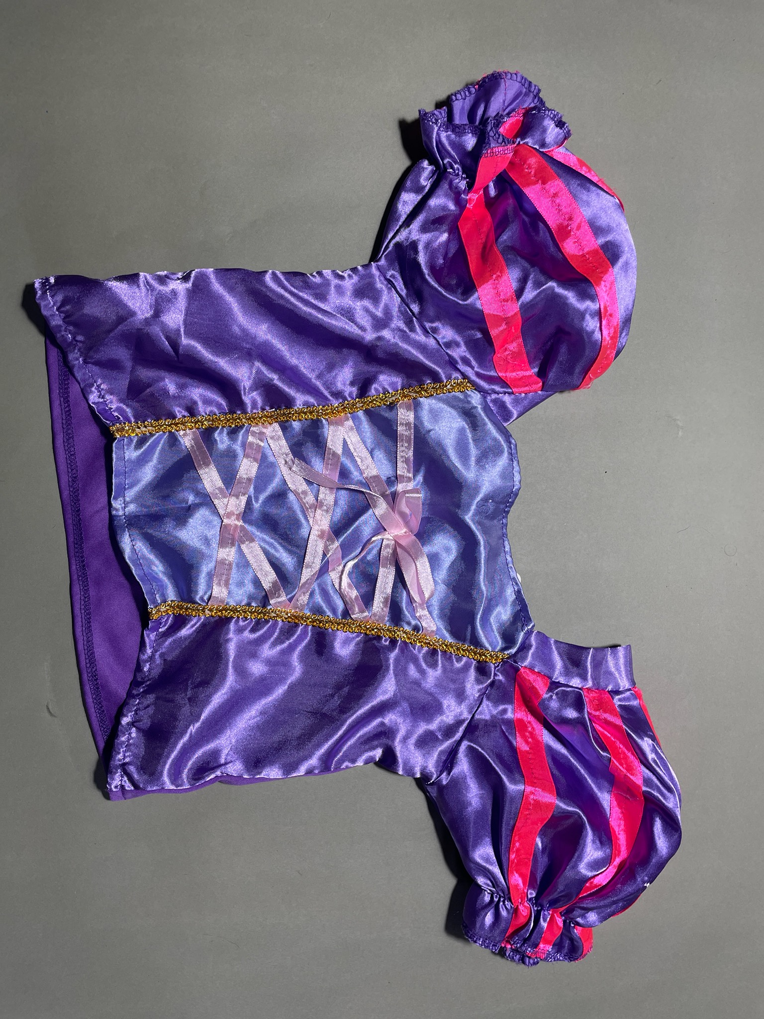 Purple Satin-Like Costume Bodice