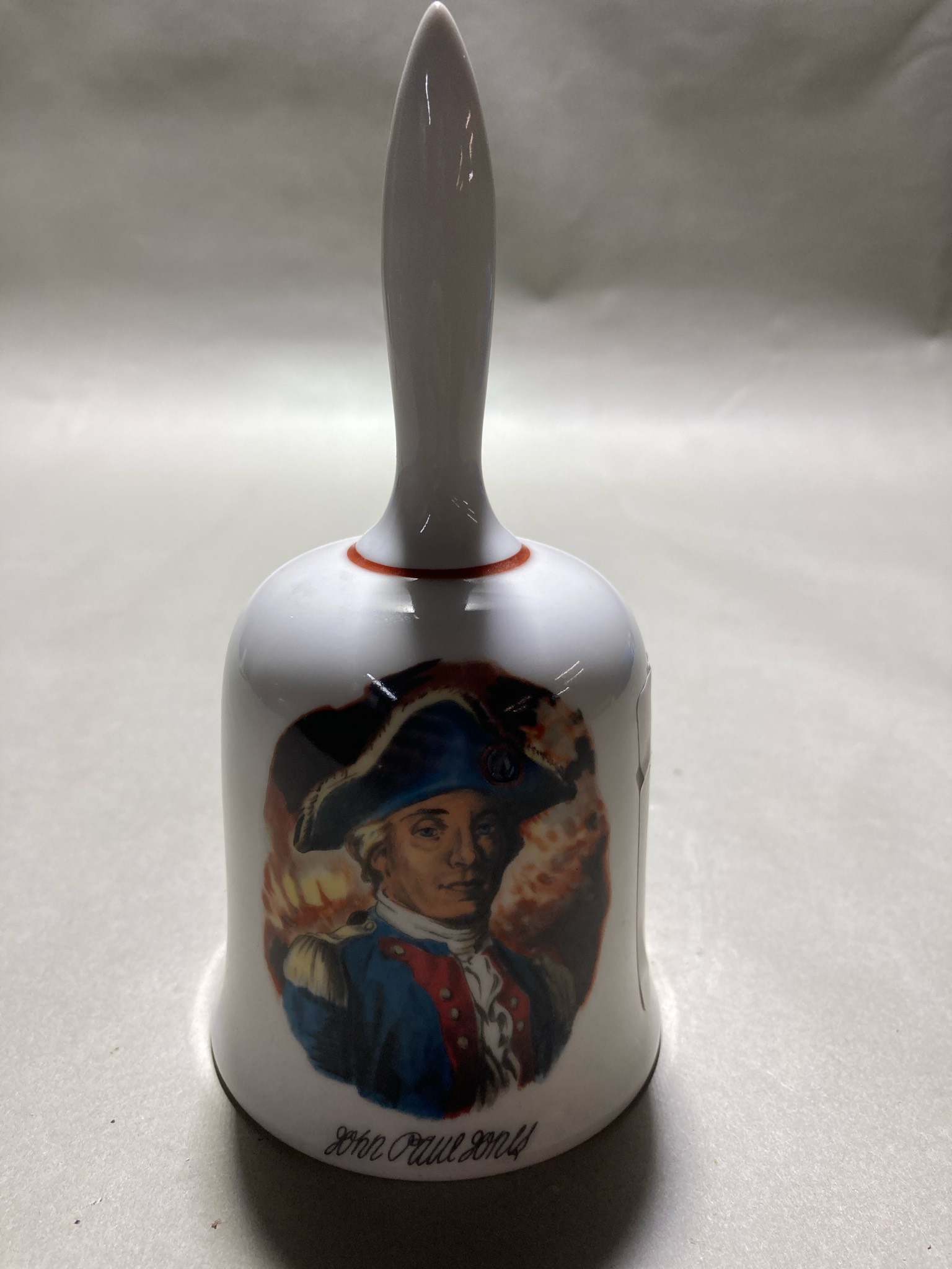 White Porcelain Commemorative Bell