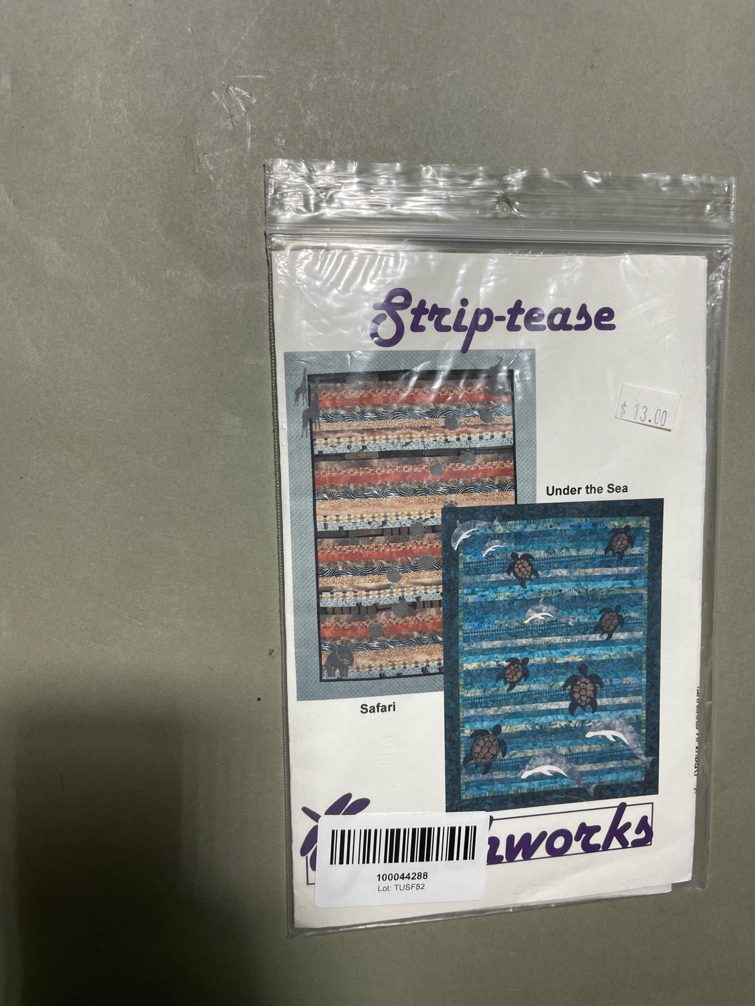 Patchworks Strip-tease Quilt Pattern Size Twin-size