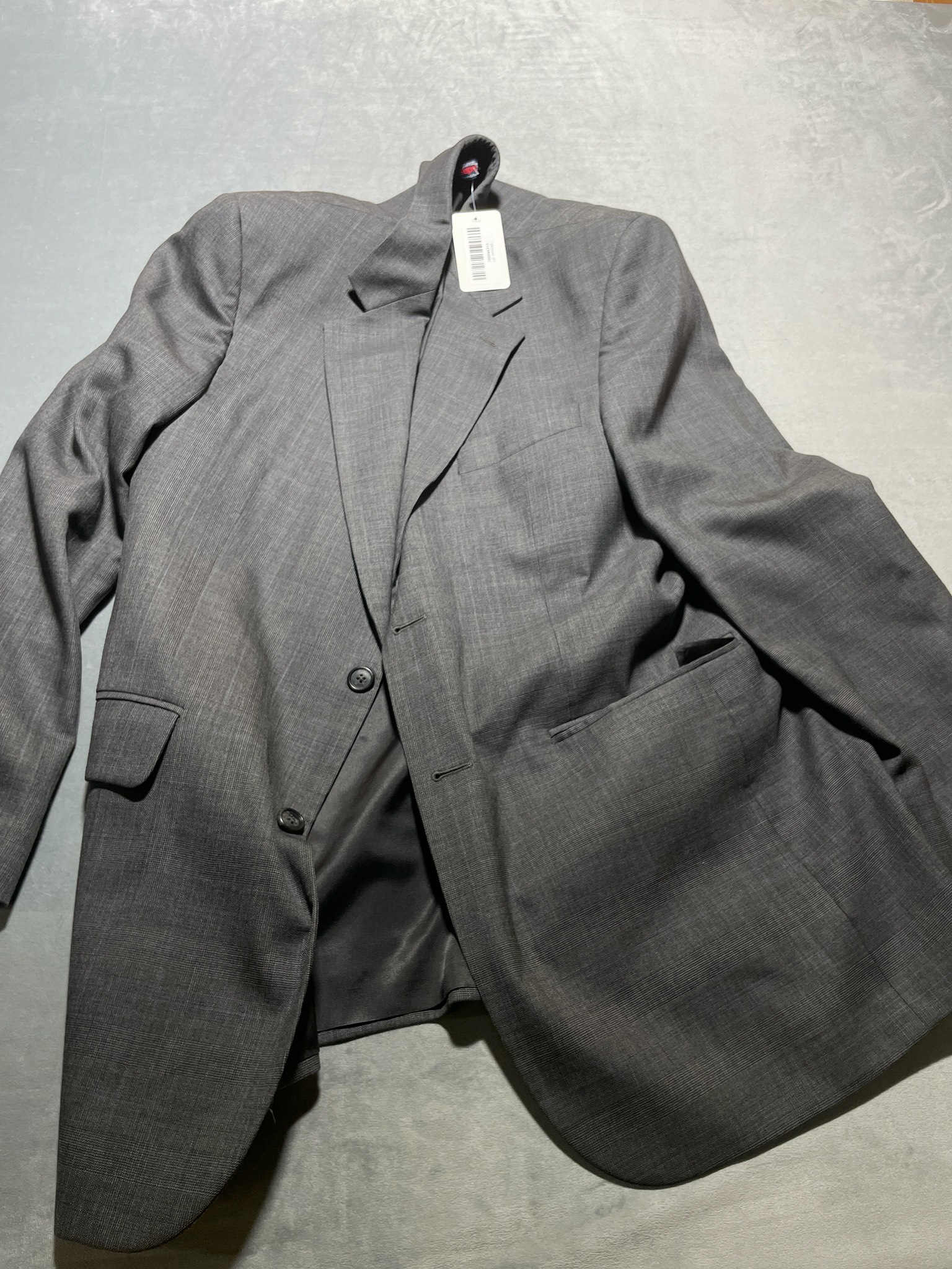 Stafford Super Suit gray wool suit jacket size 40