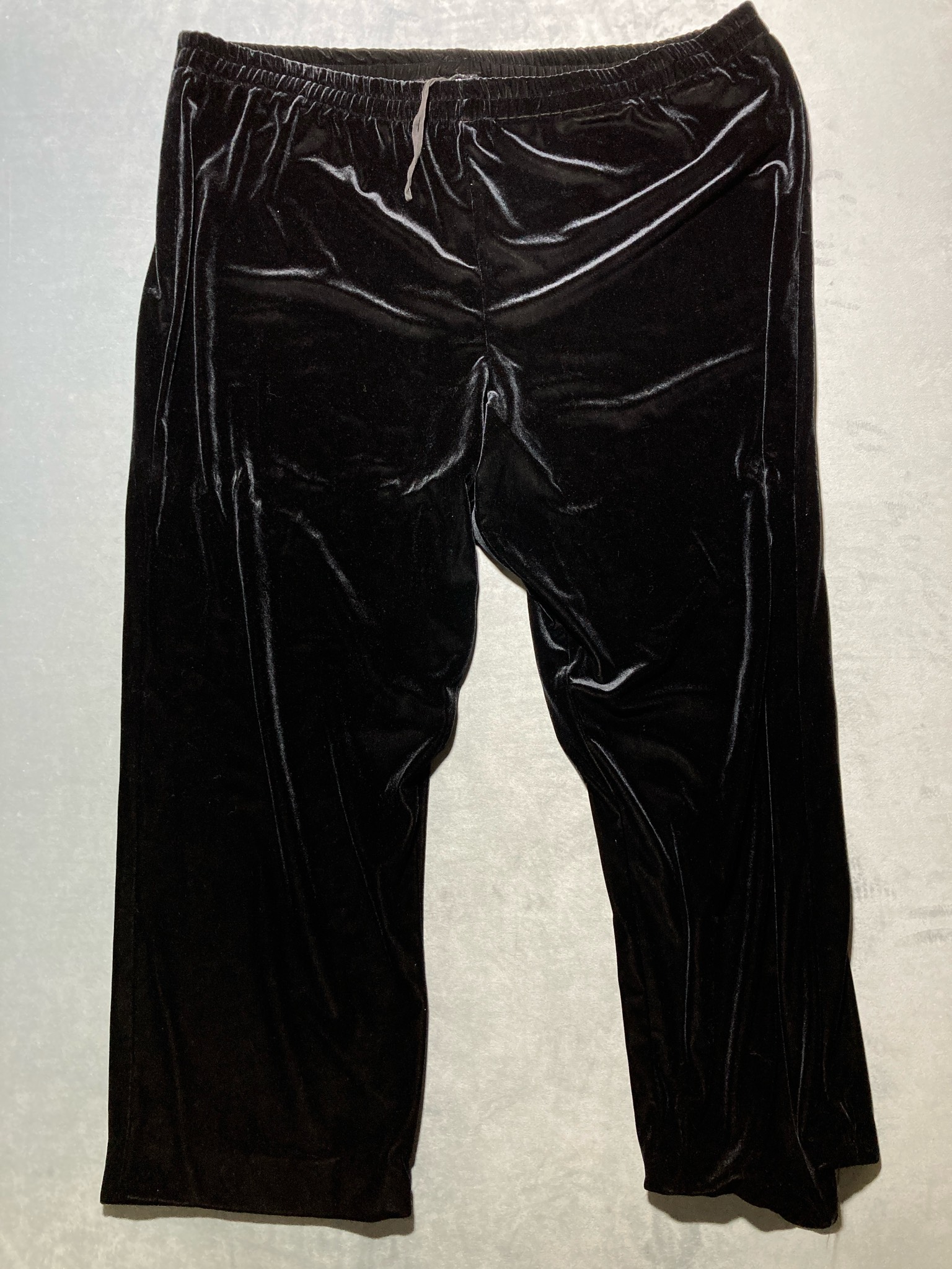 Black Velvet Pants
