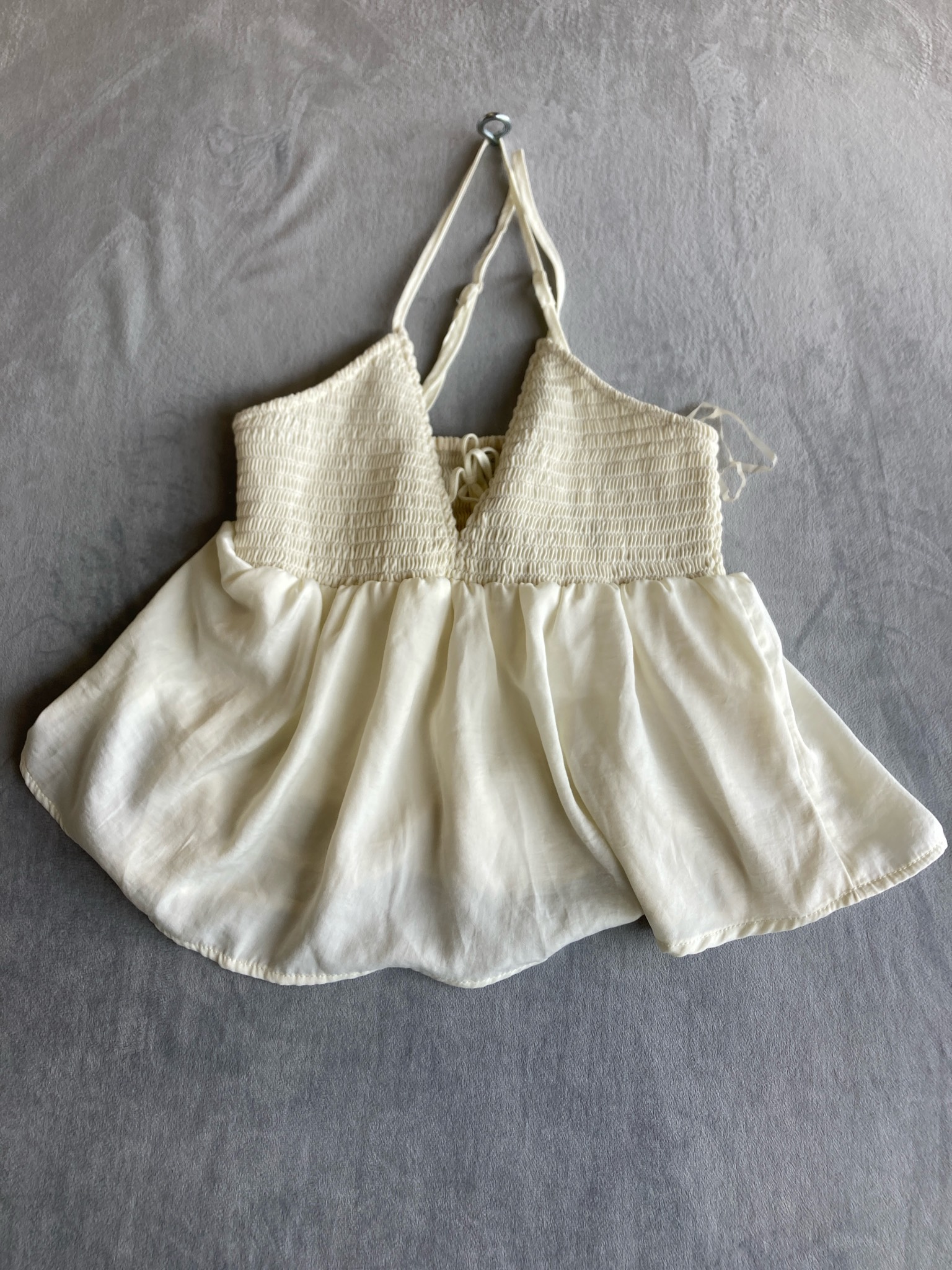 American Eagle Ivory Lightweight Woven Cami Size XS/TP