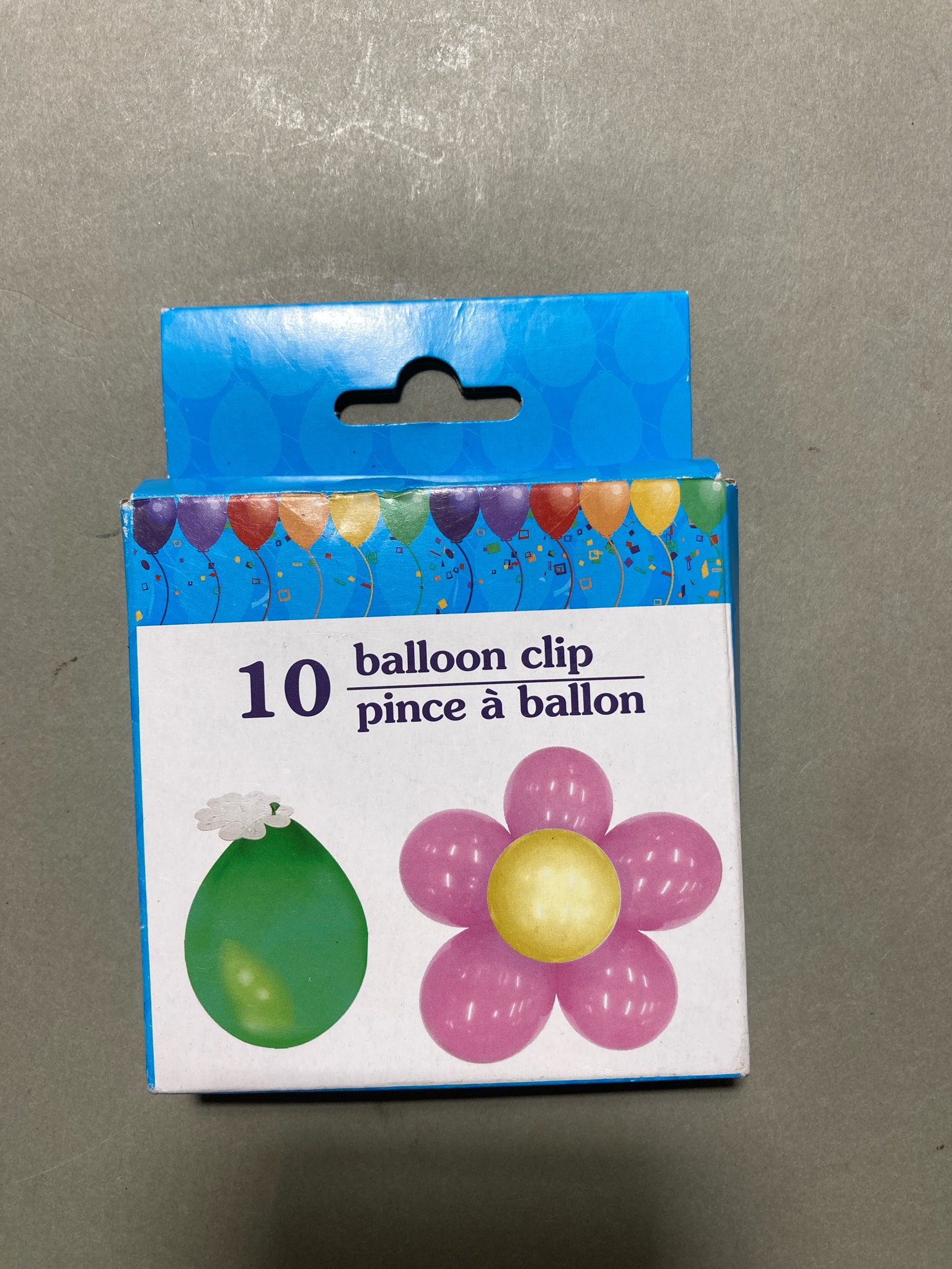 Greenbrier International, Inc. Blue 10-Pack Balloon Clips