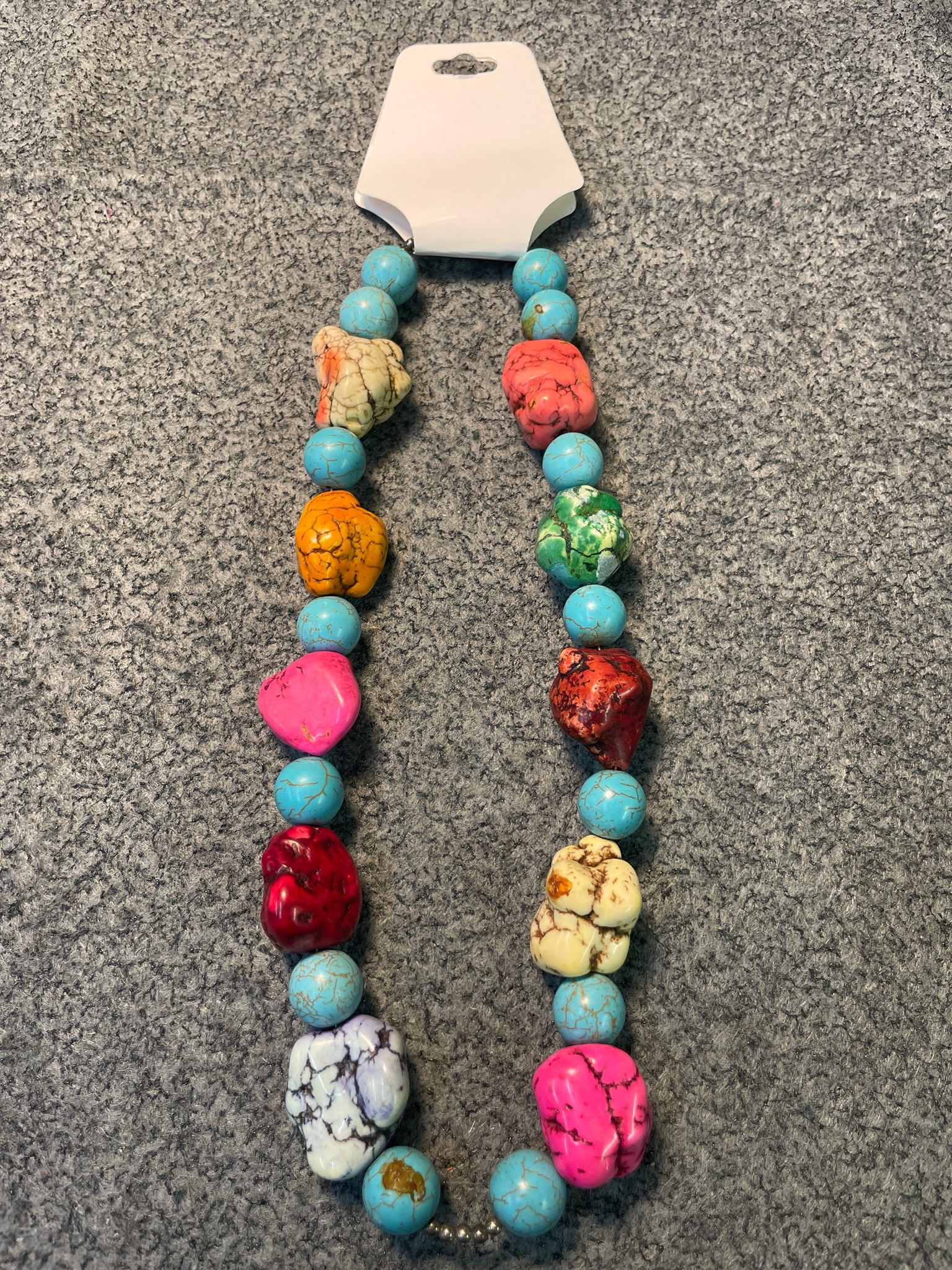 Multicolor Chunky Beaded Necklace