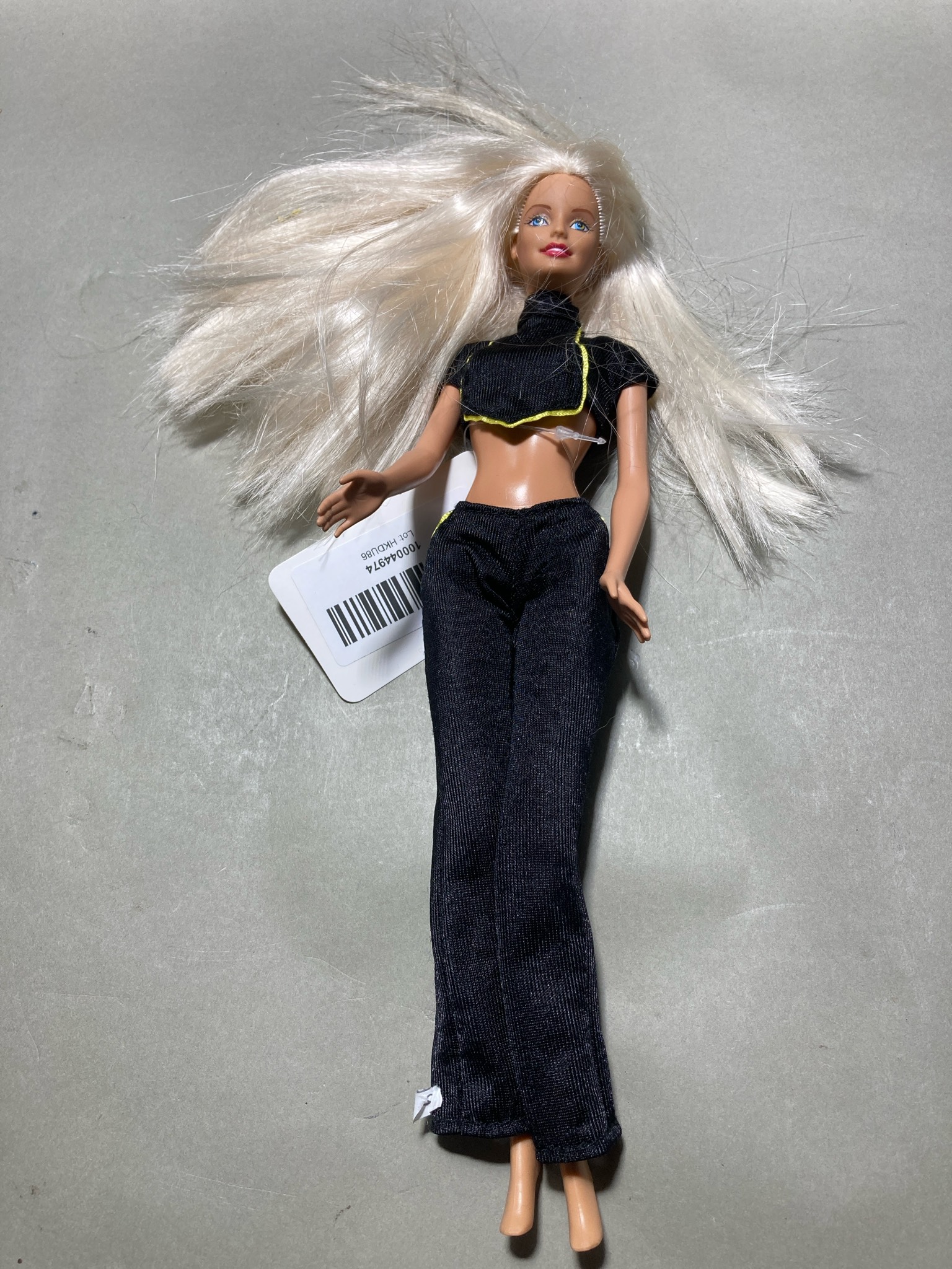 Platinum Blonde Long Hair Fashion Doll