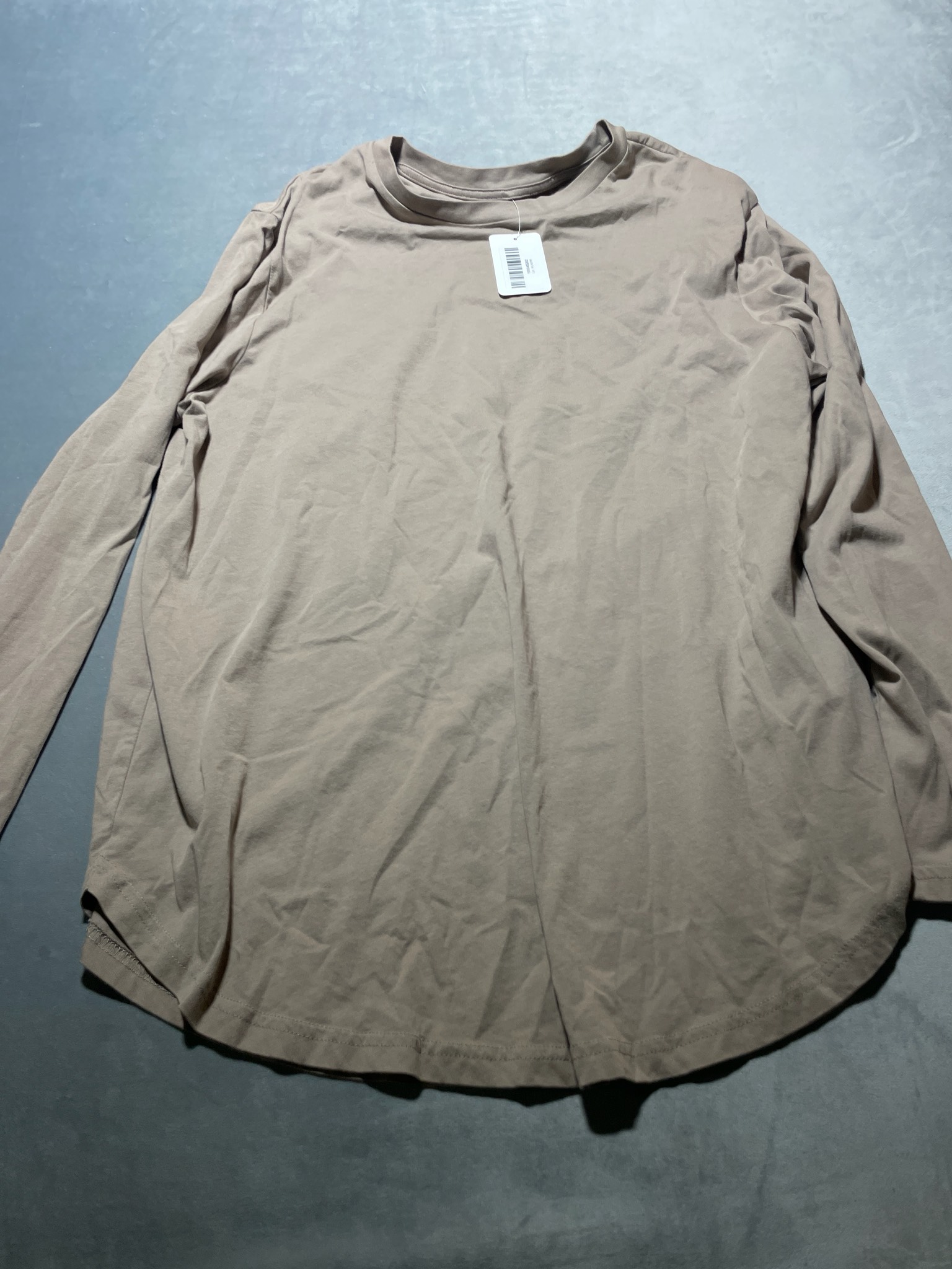 H&M light brown long sleeve shirt size XL