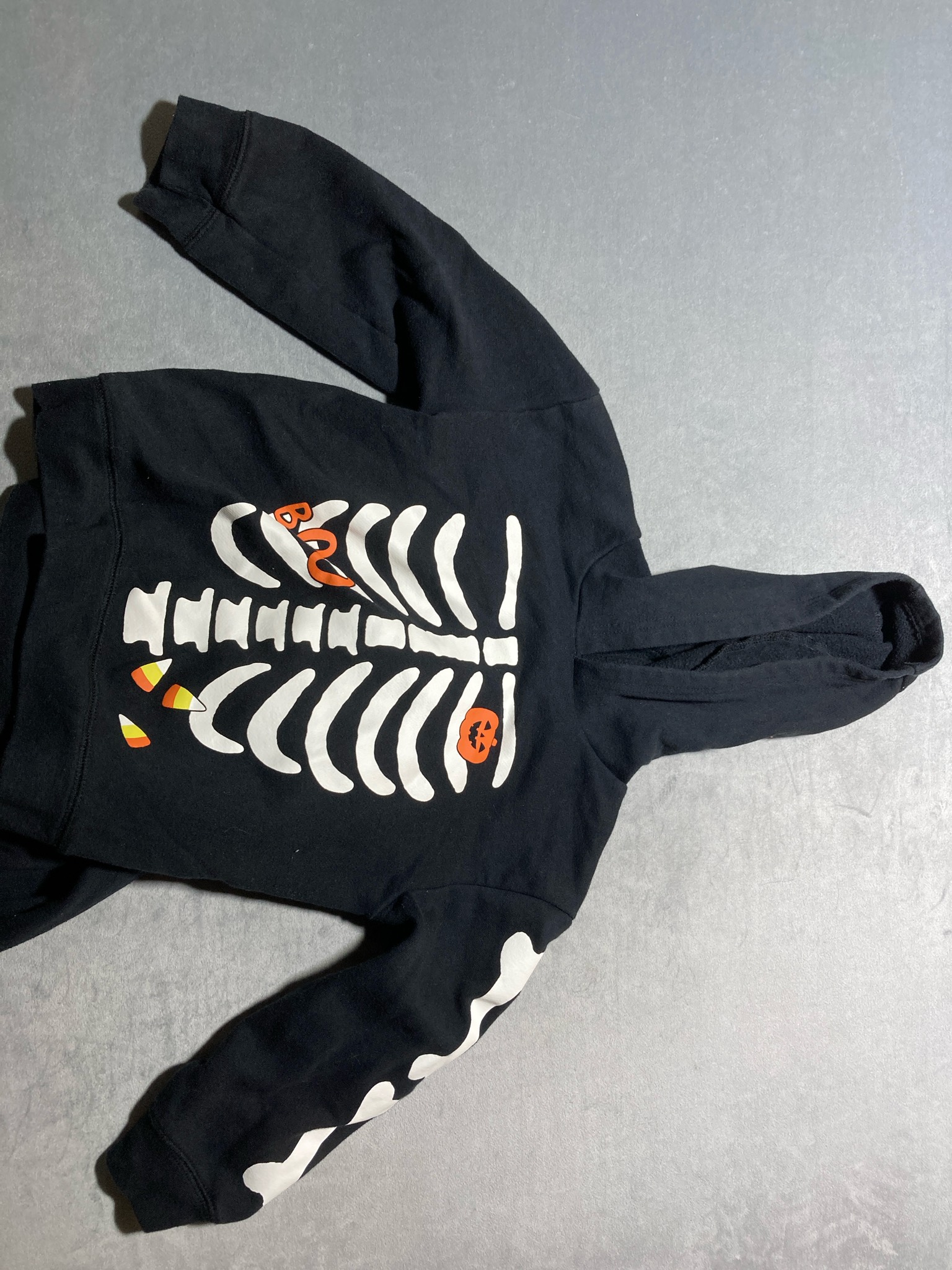 Carter's Black Cotton-Polyester Hooded Sweatshirt Size 4T