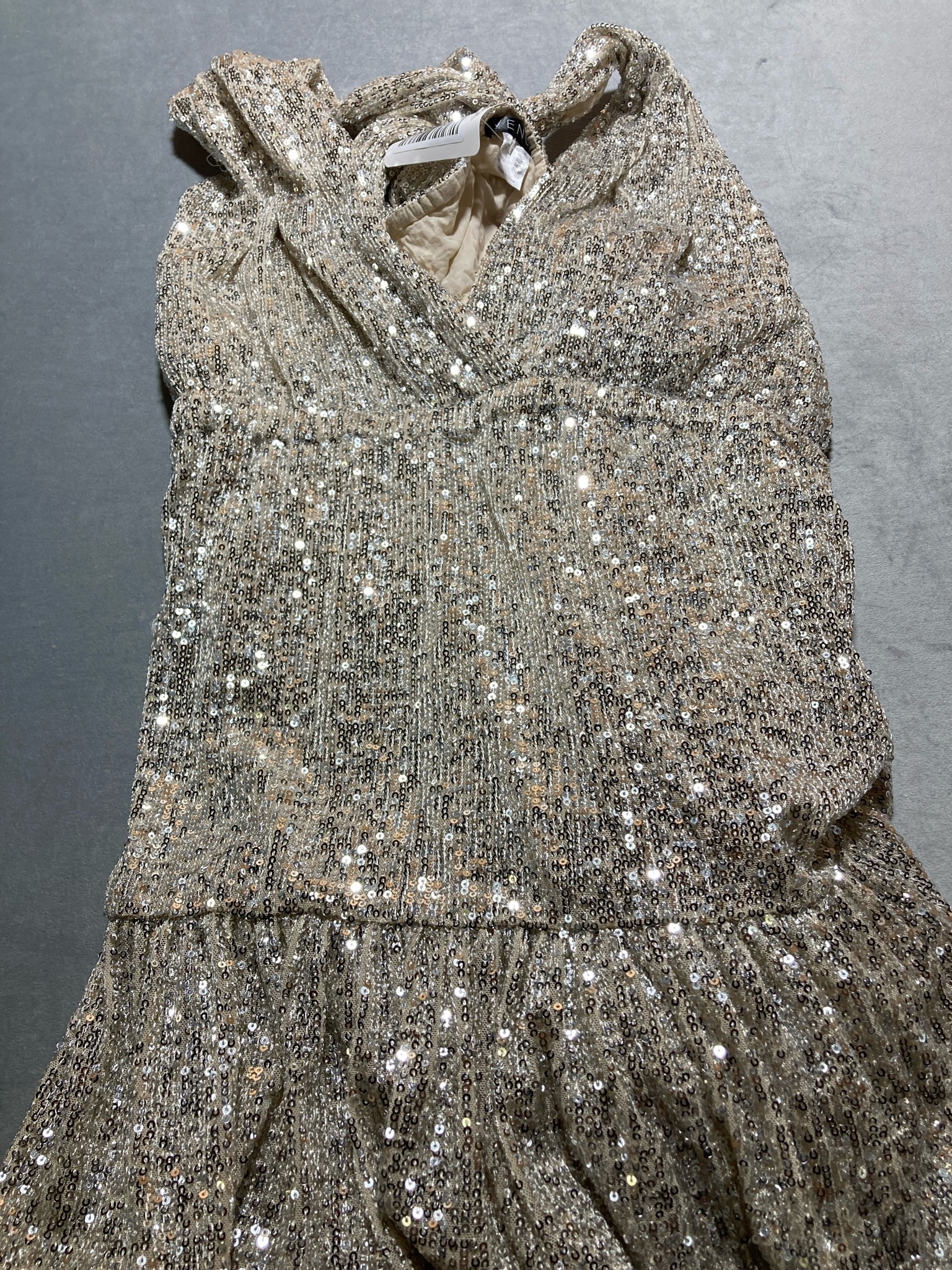 Champagne Sequin Dress