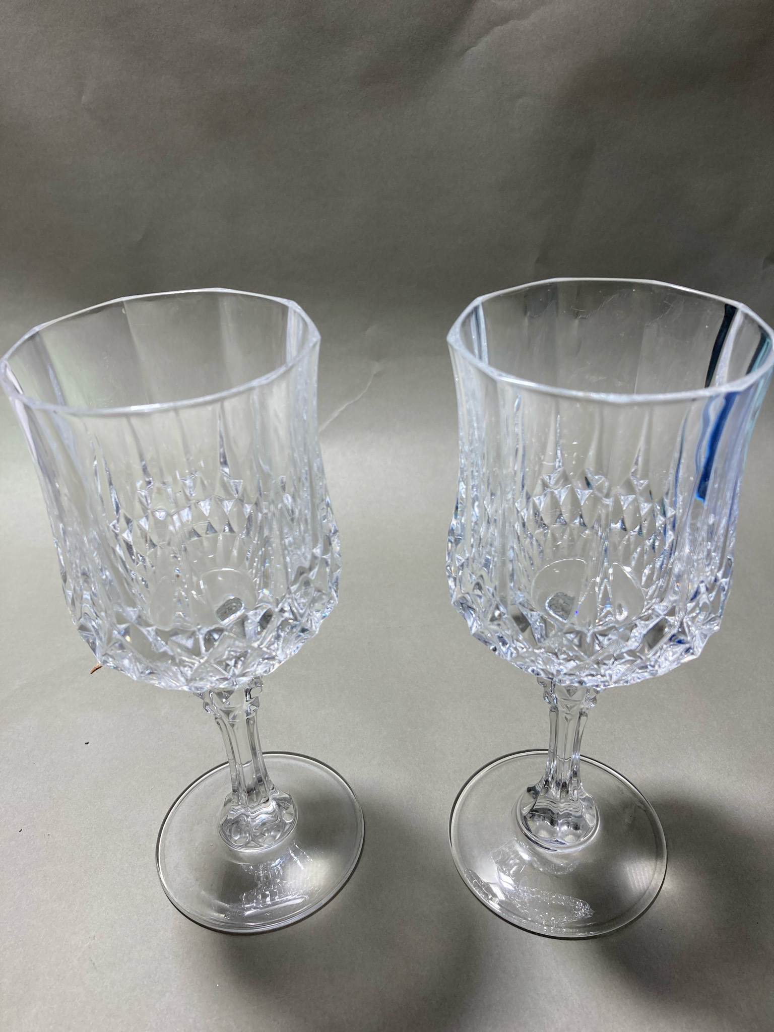 Crystal glass set of 4