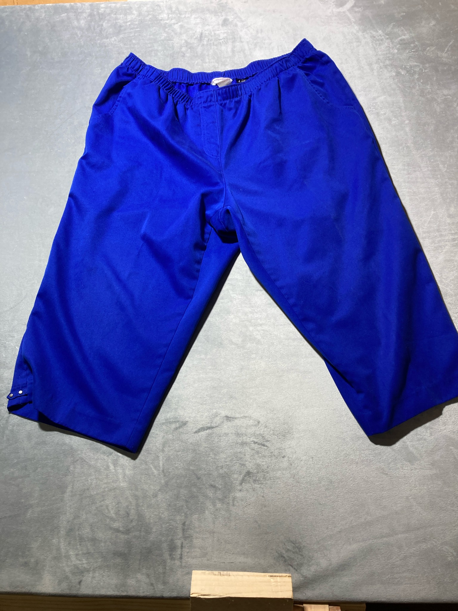 Allison Daley Bright Royal Blue Polyester Capris Size 18W