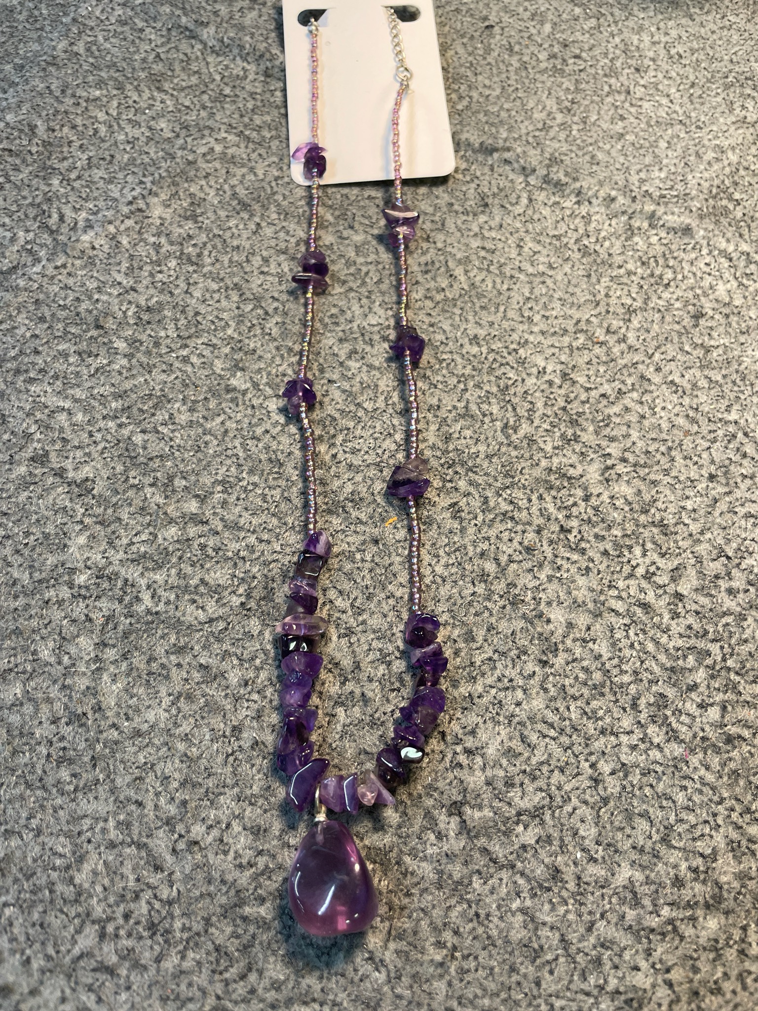 Purple Bead Necklace