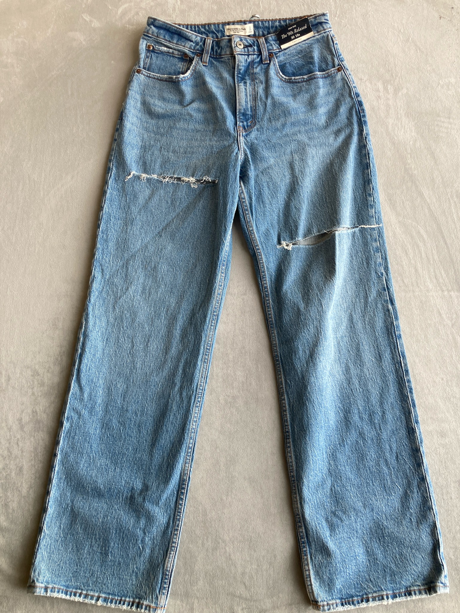 Abercrombie & Fitch Light Blue Denim Jeans Size 10R