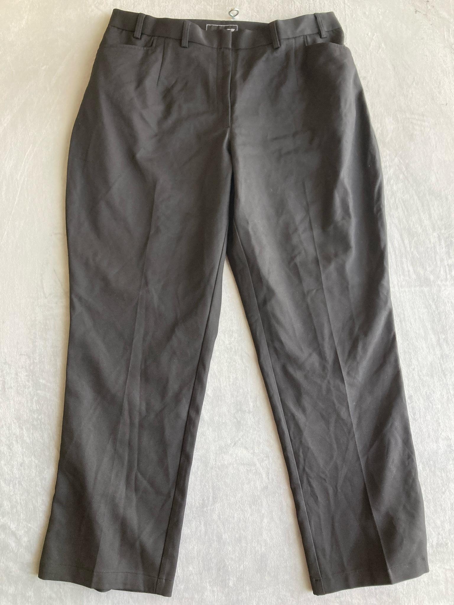 oabe Black Straight-Leg Dress Pants Size US 22/33