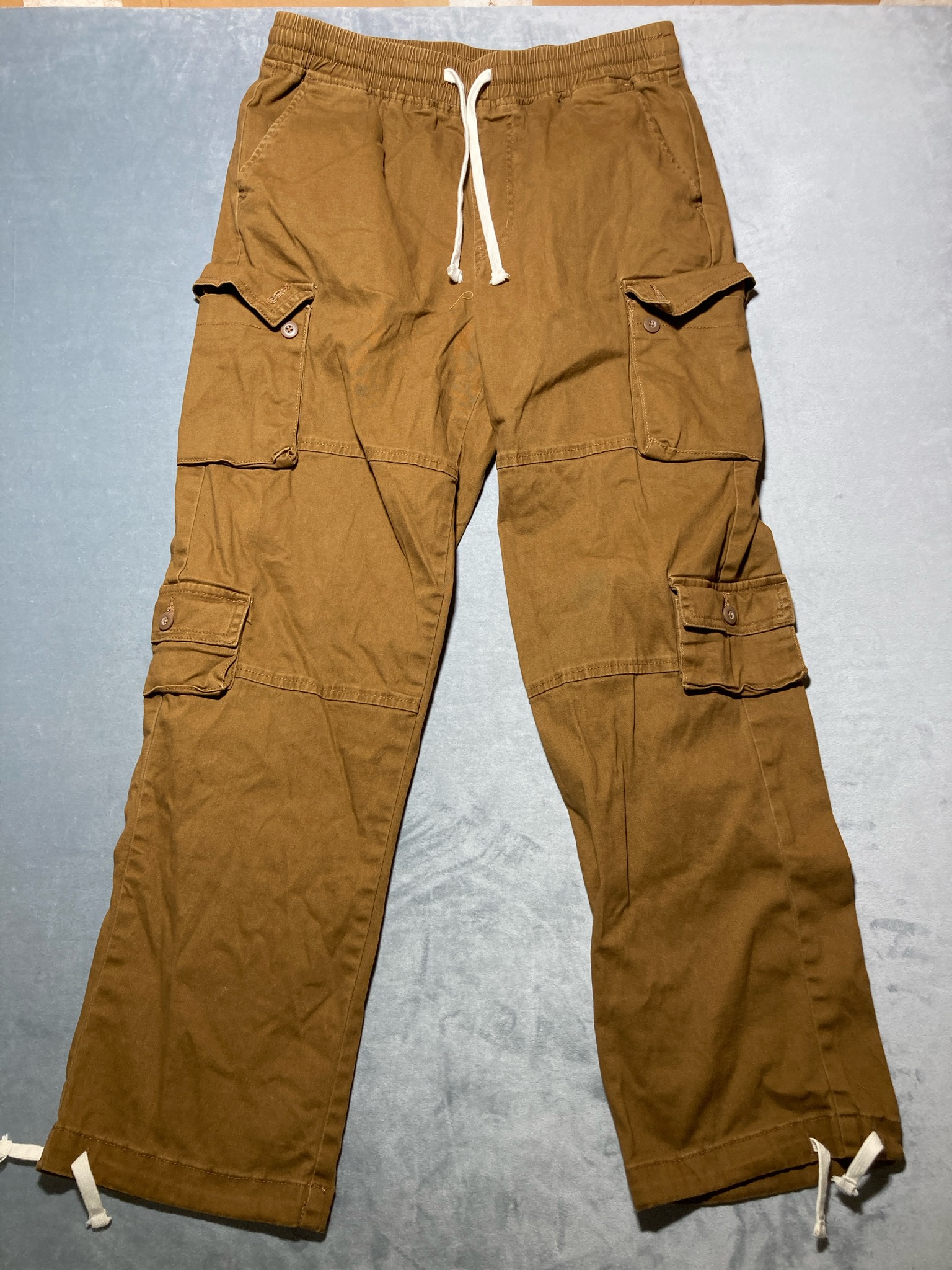 No Boundaries Brown Cotton Blend cargo pants size small