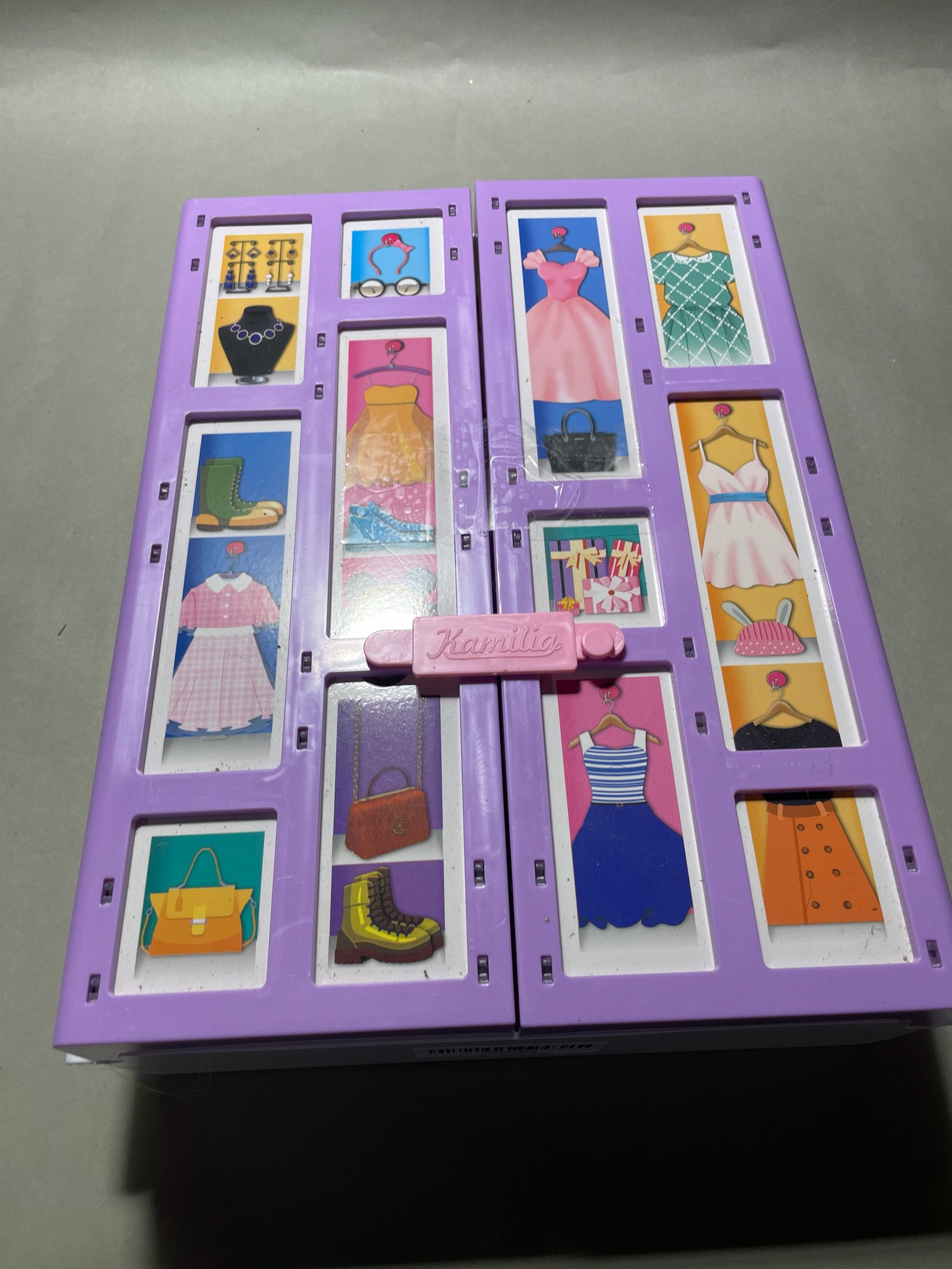Kamillia Purple Foldable Slide Dress-Up Toy