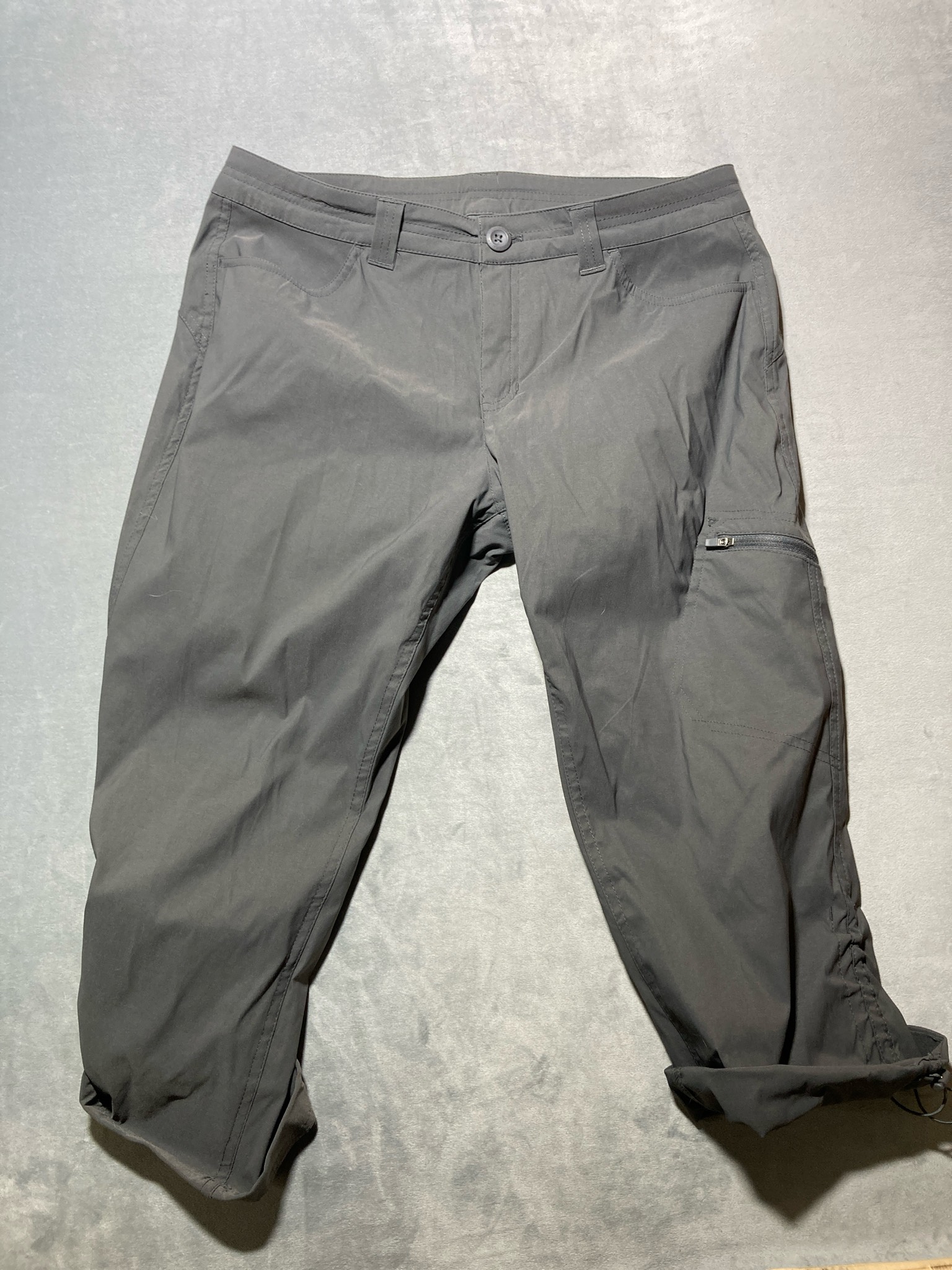 Eddie Bauer Charcoal Gray Stretch Pants Size Size 10