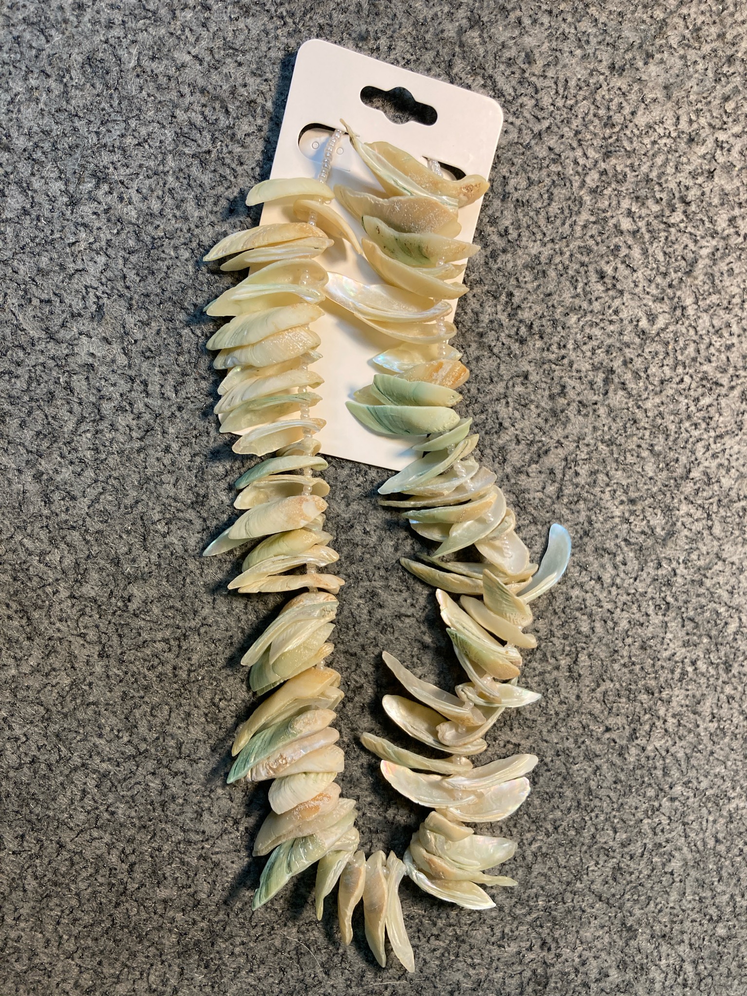 Ivory Mother-of-Pearl Chip Necklace