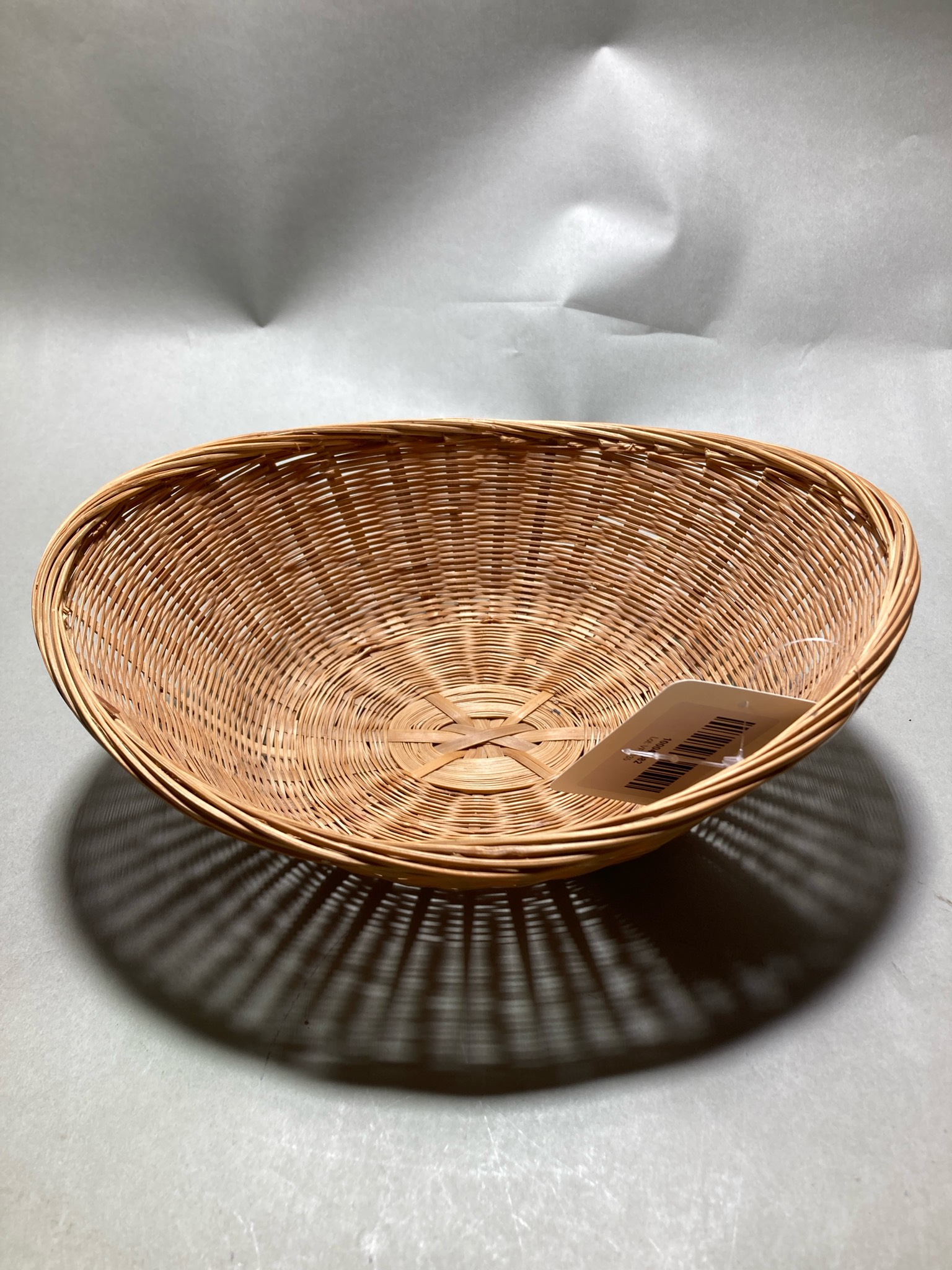 Natural Woven Round Basket