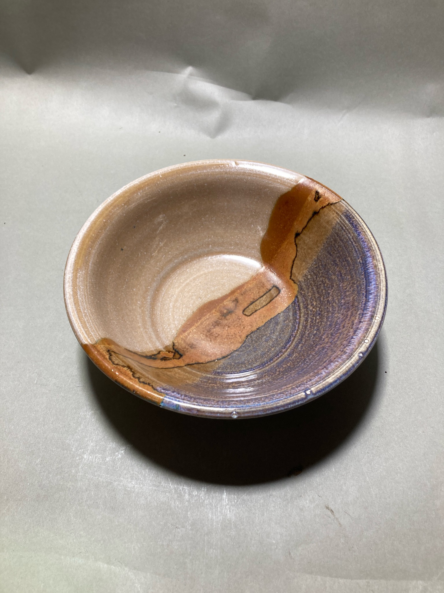 Tan Glazed Ceramic Bowl