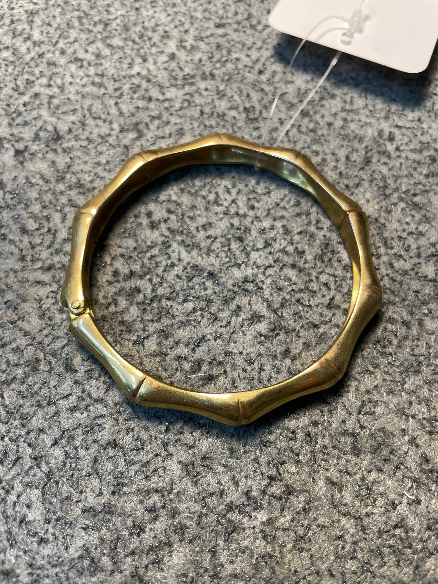 Gold Tone Bangle Bracelet