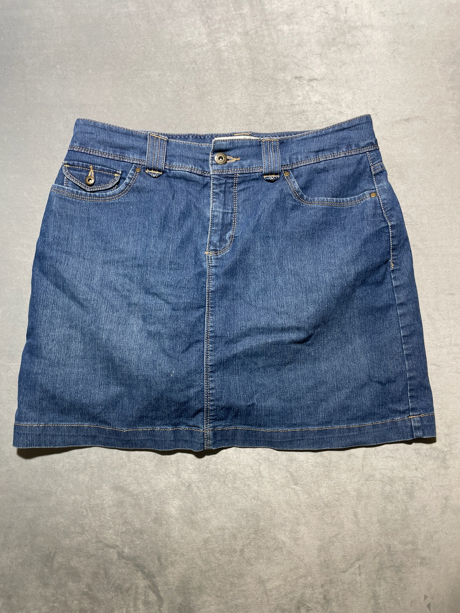 Sonoma Life + Style Medium Blue Denim Skirt Size Size 8