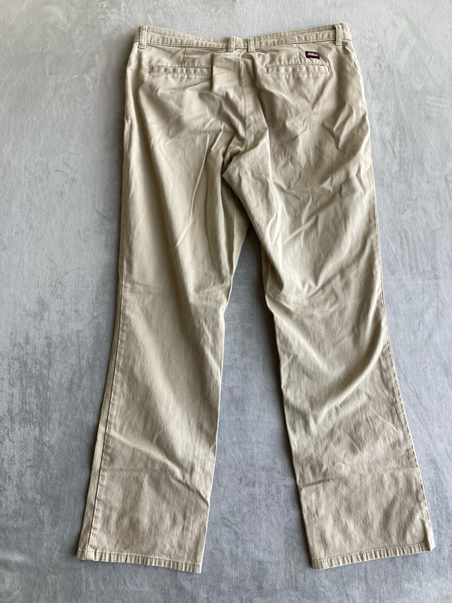 Dickies Khaki Cotton Blend Chino Pants Size 10 R