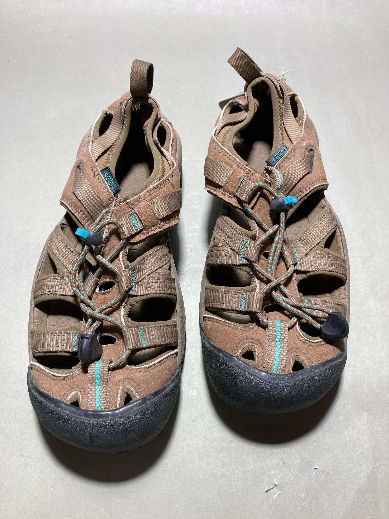 KEEN Brown Closed-Toe Sport Sandals Size 7.5 US