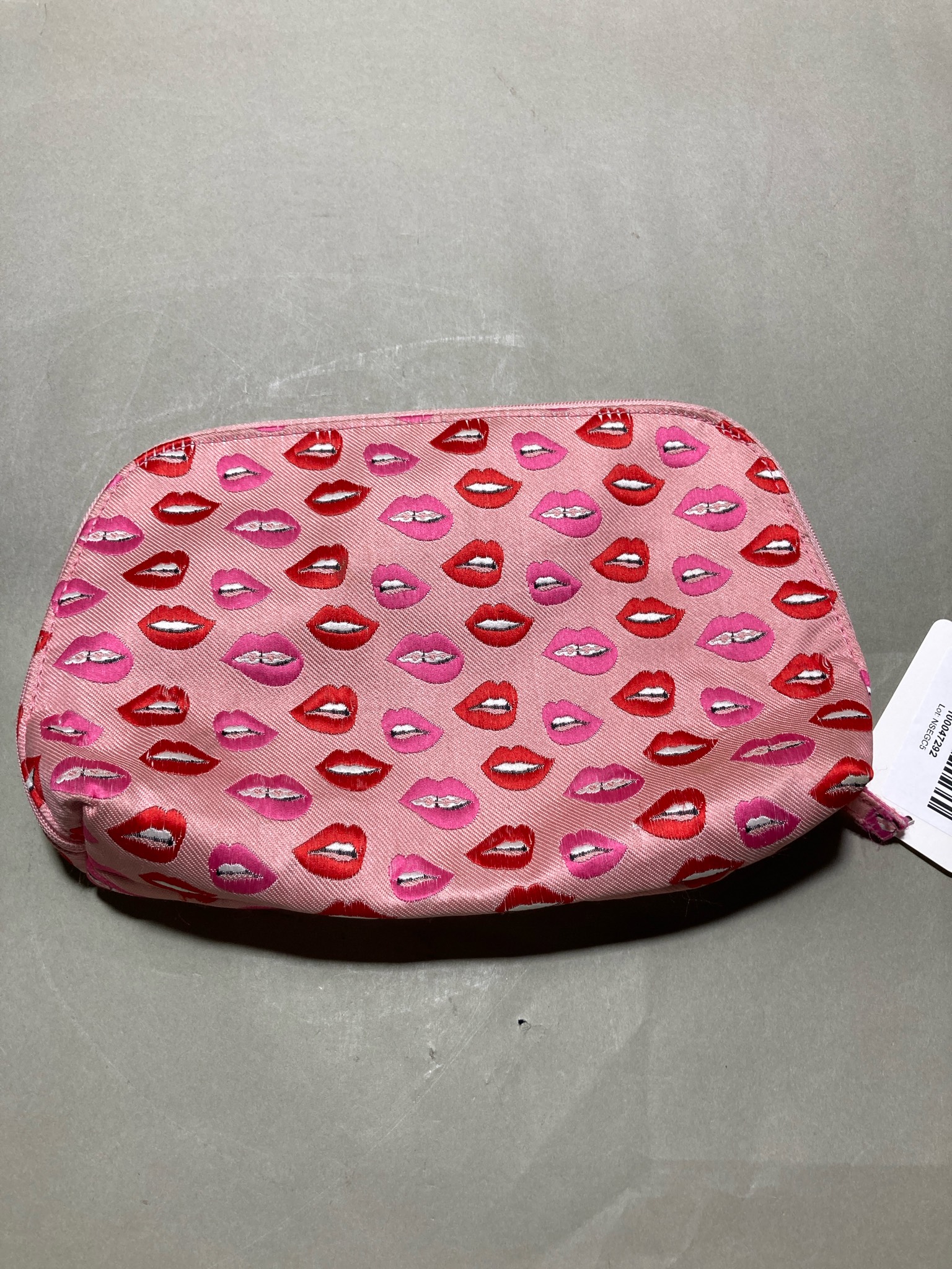Benefit Pink Embroidered Cosmetic Pouch
