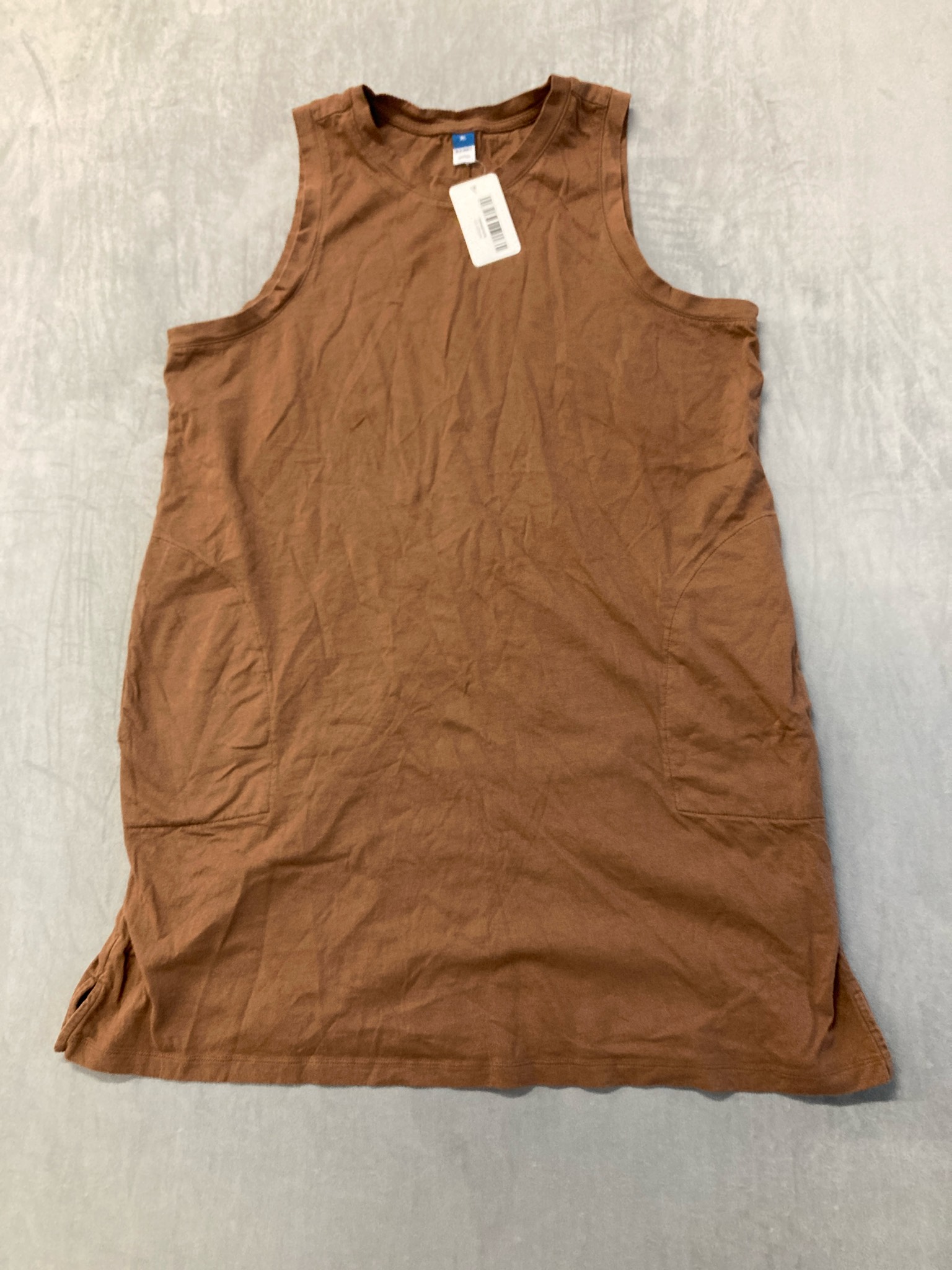 Old Navy Brown Knit Jersey Tank Size XL