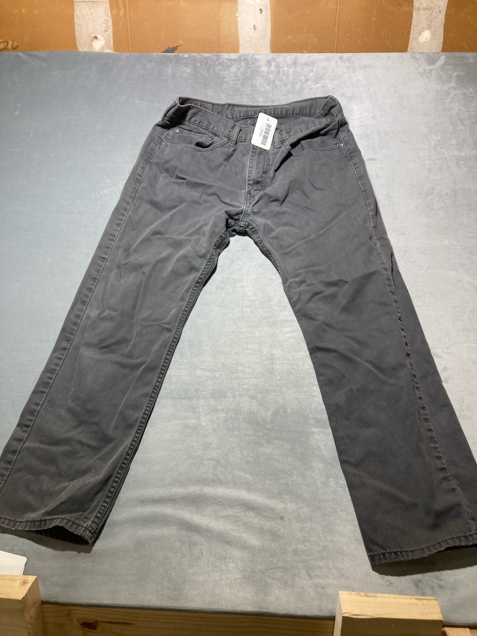 Levi's Charcoal Denim Jeans Size W34 L30