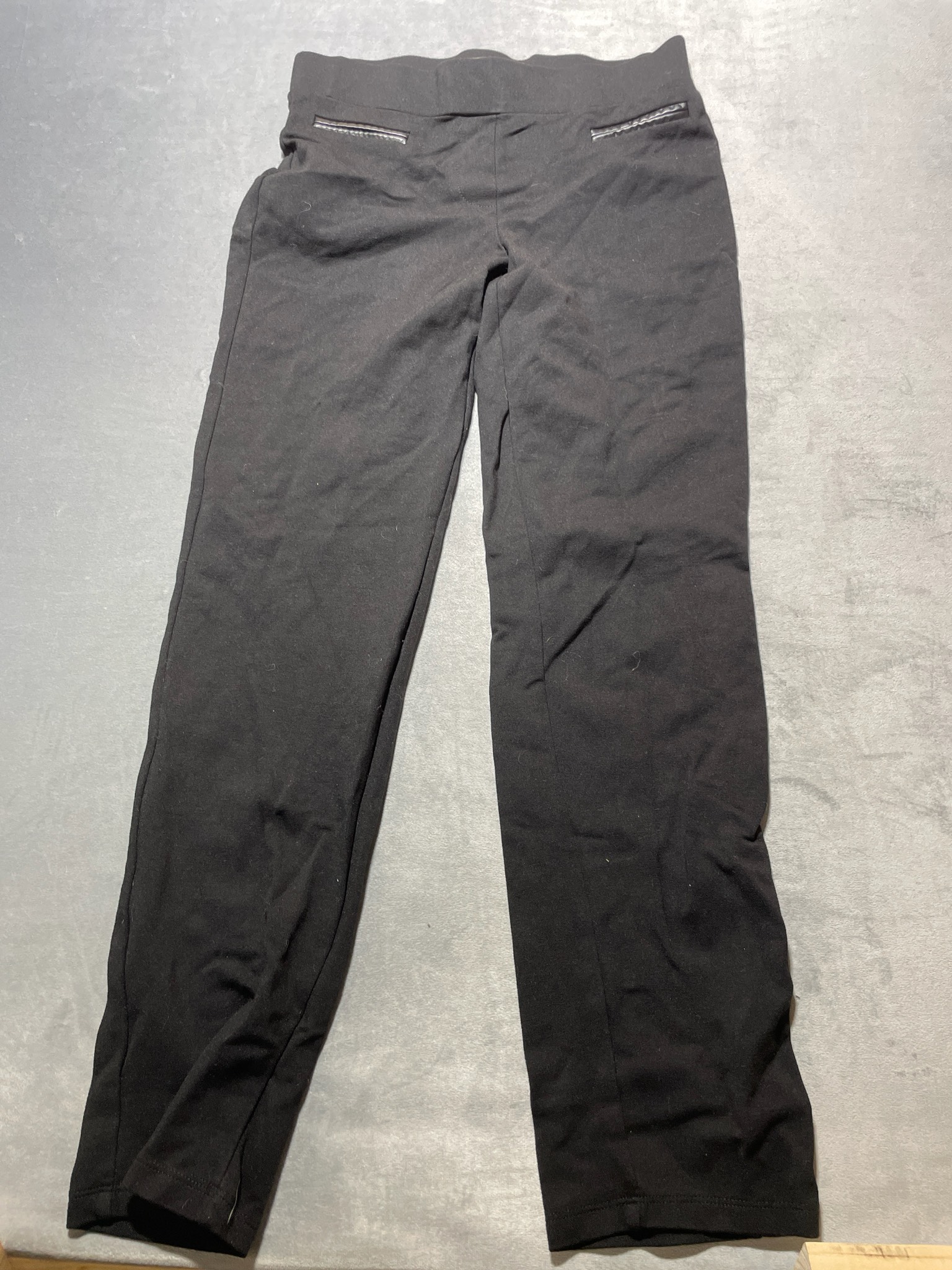 89TH + MADISON Black Rayon Blend Pull-On Pants Size S/P