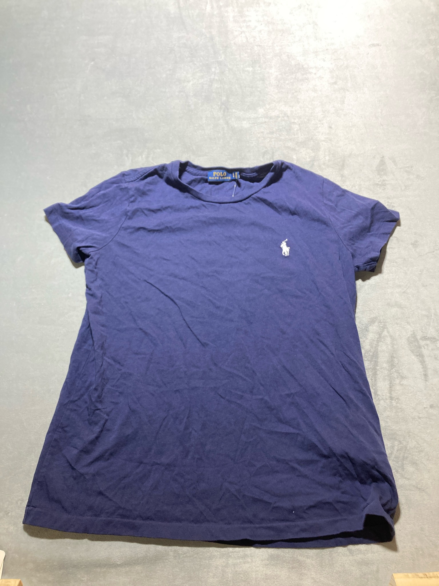 Polo Ralph Lauren Navy Cotton T-Shirt Size Large