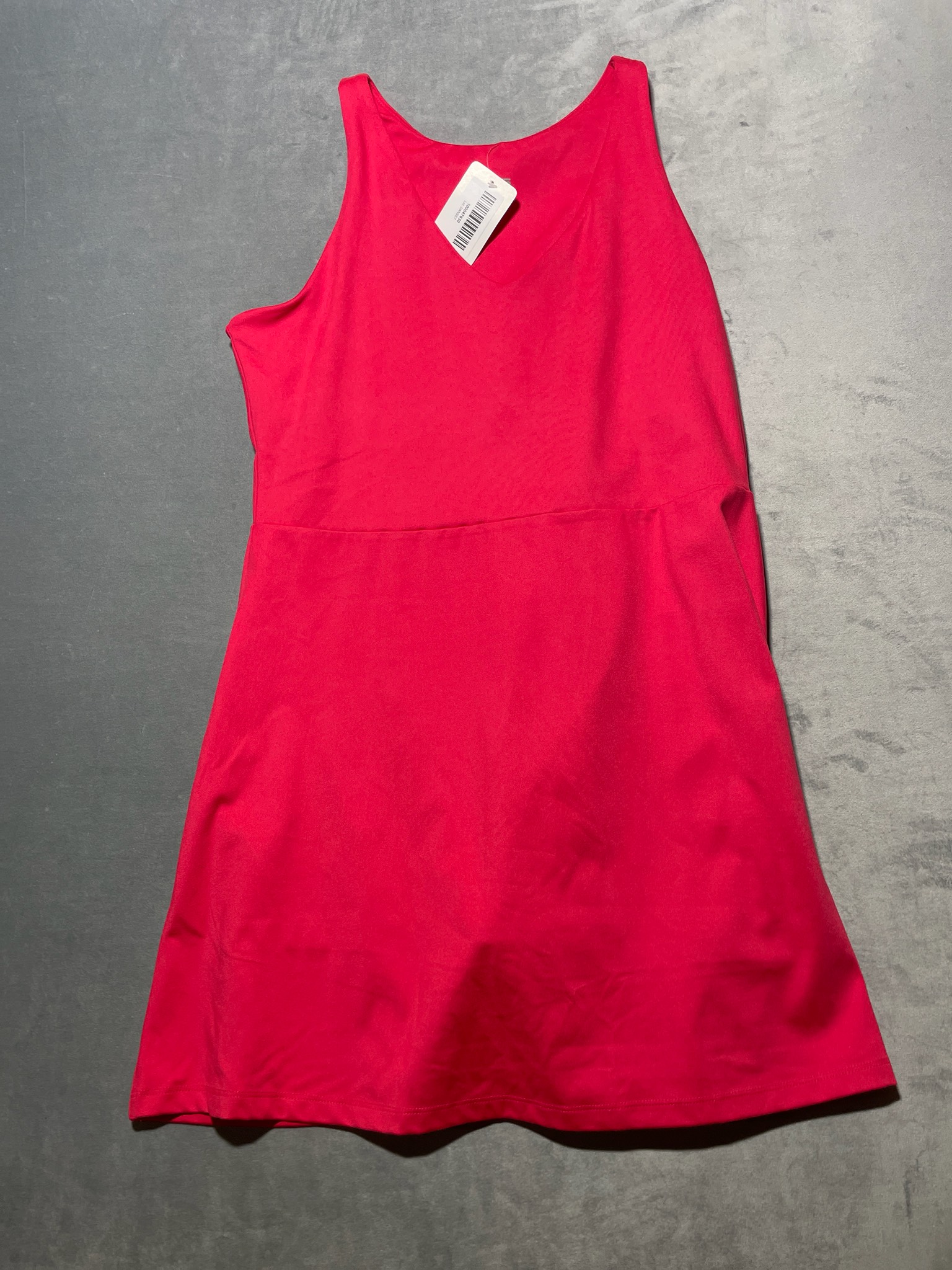 GapFit Fuchsia Polyester-Spandex Tank Dress Size L