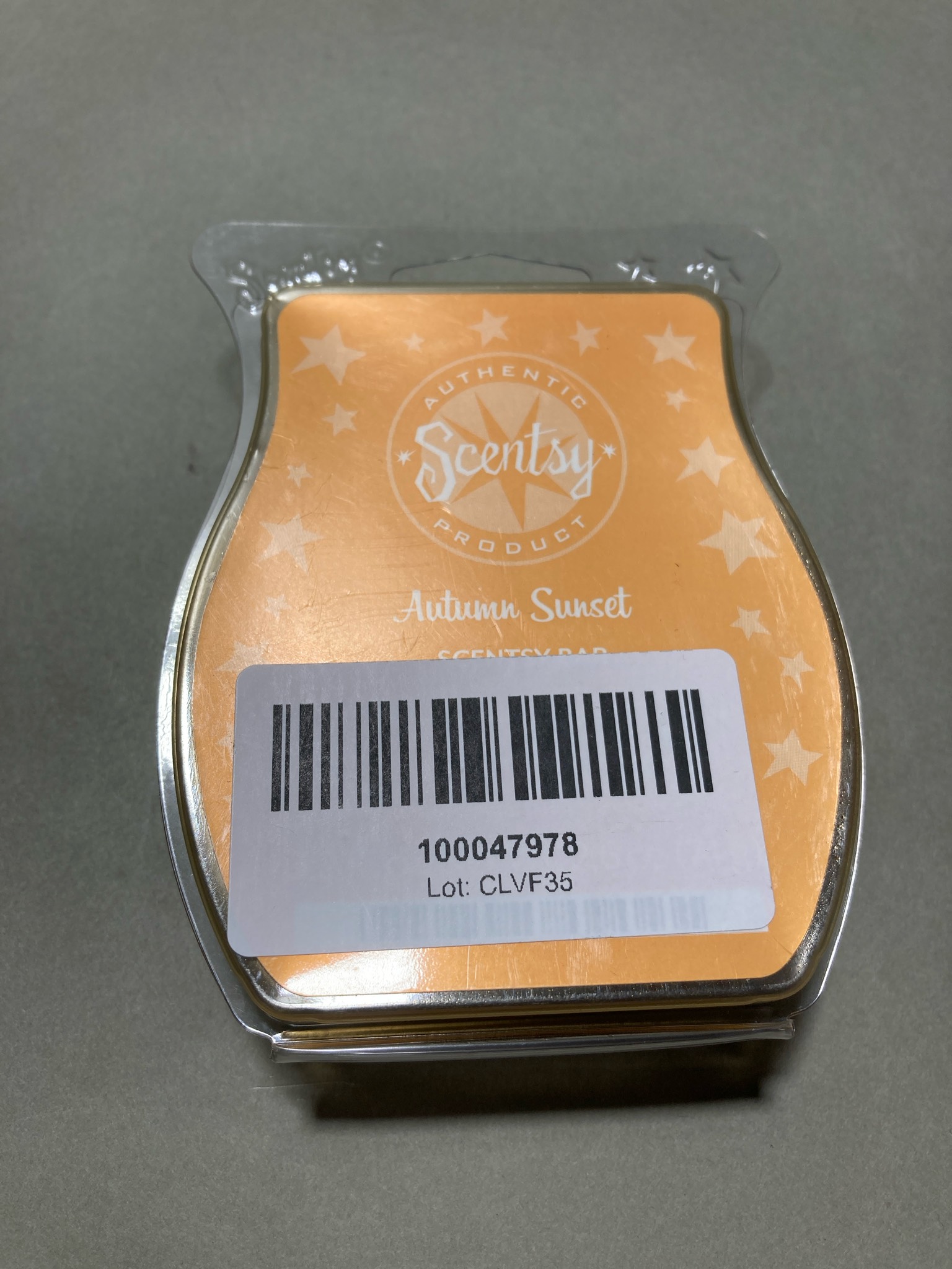Scentsy Burgundy Wax Melt Bar