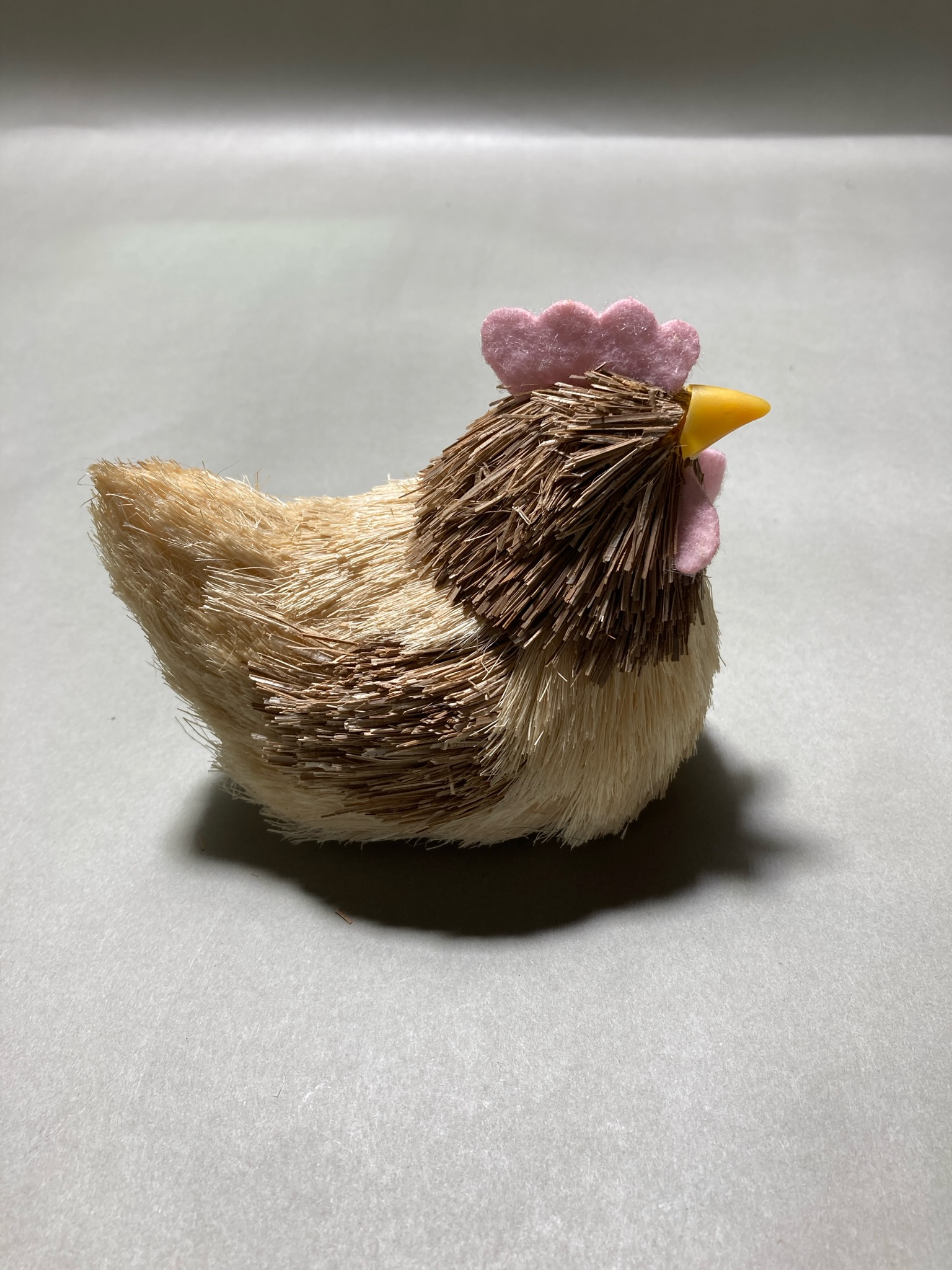 Tan Straw Chicken Figurine Size Small
