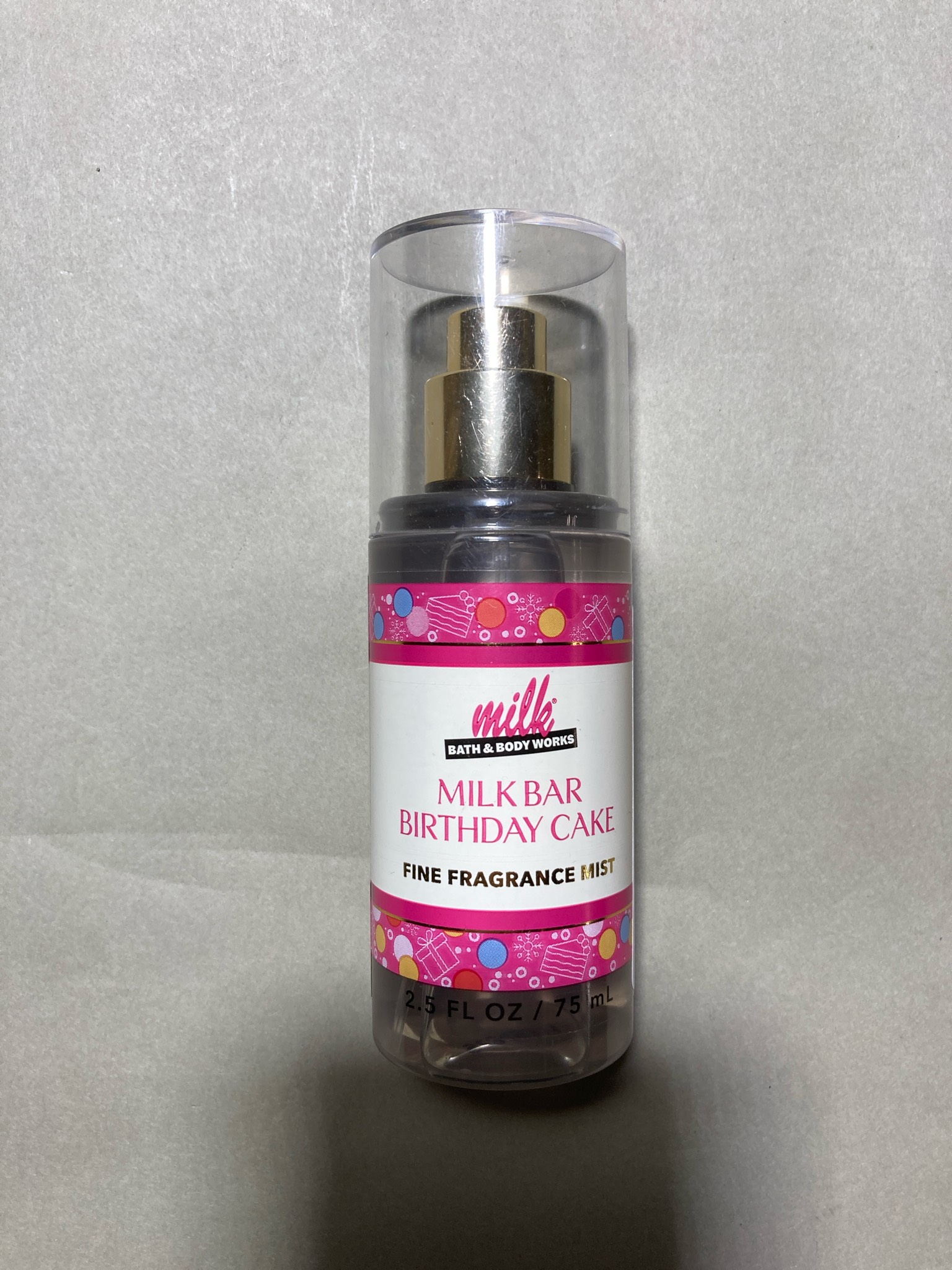 Bath & Body Works Pink Birthday Cake Fine Fragrance Mist Size 2.5 FL OZ / 75 mL