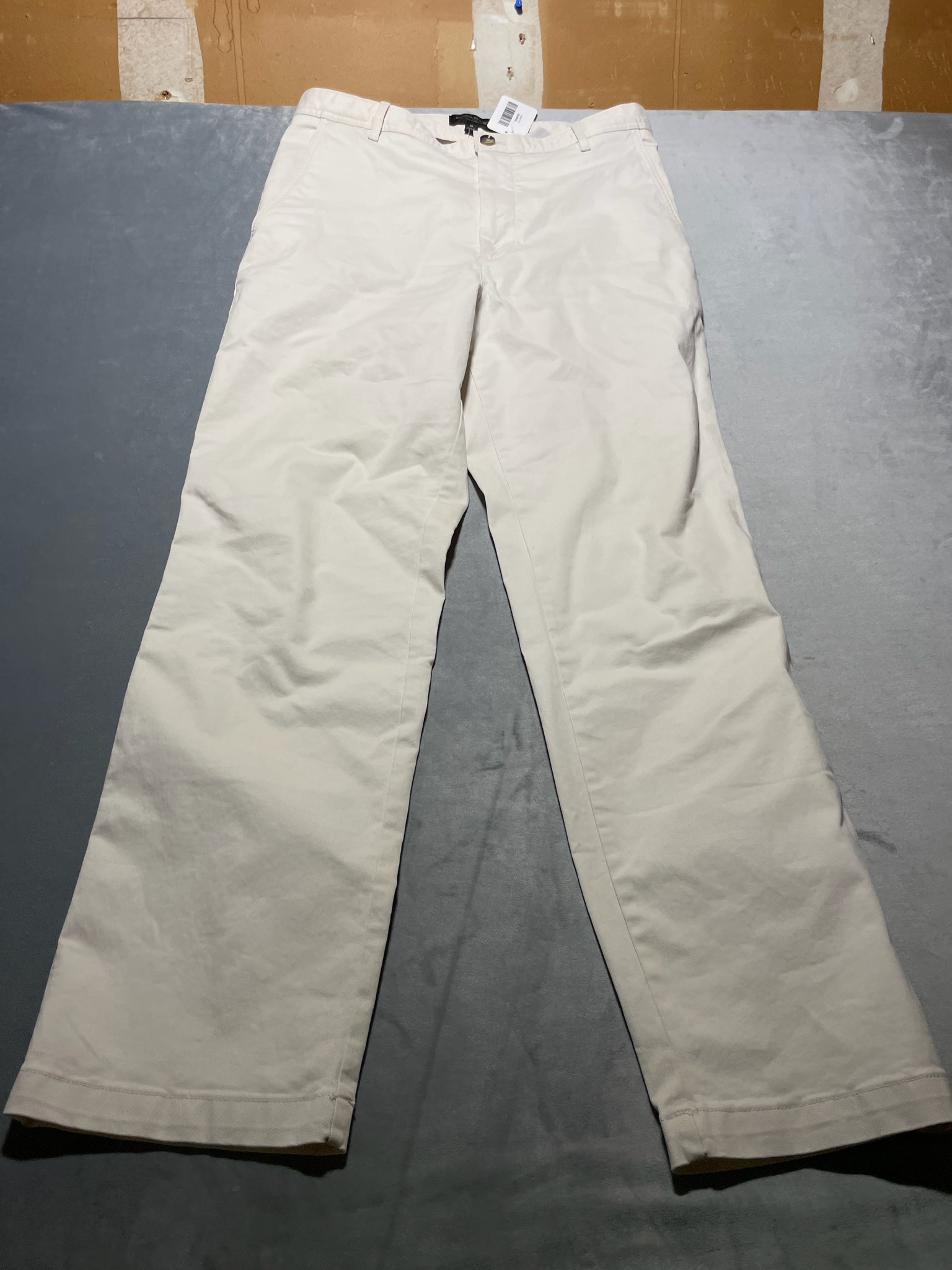 Banana Republic Light Beige Cotton Twill Chino Pants Size Size 10