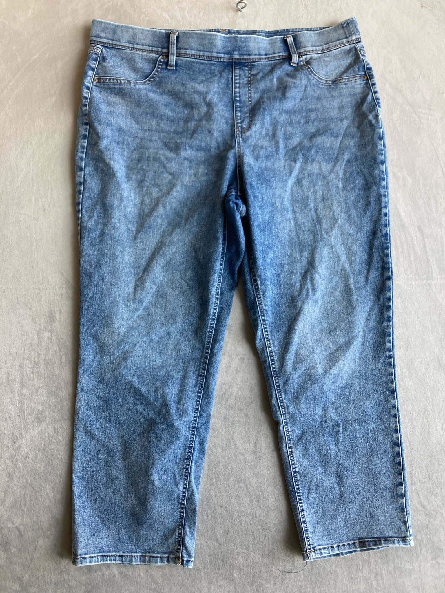 terra & sky Light Blue Stonewash Denim Jeans Size 2X (20W-22W)